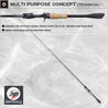 Brand New JACKALL/SHIMANO 21 POISON GLORIOUS 166M Baitcasting Rod for Bass