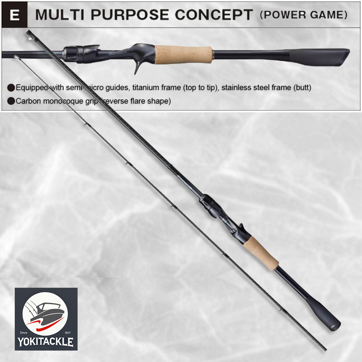 Brand New JACKALL/SHIMANO 21 POISON GLORIOUS 174MH+ Baitcasting Rod for Bass