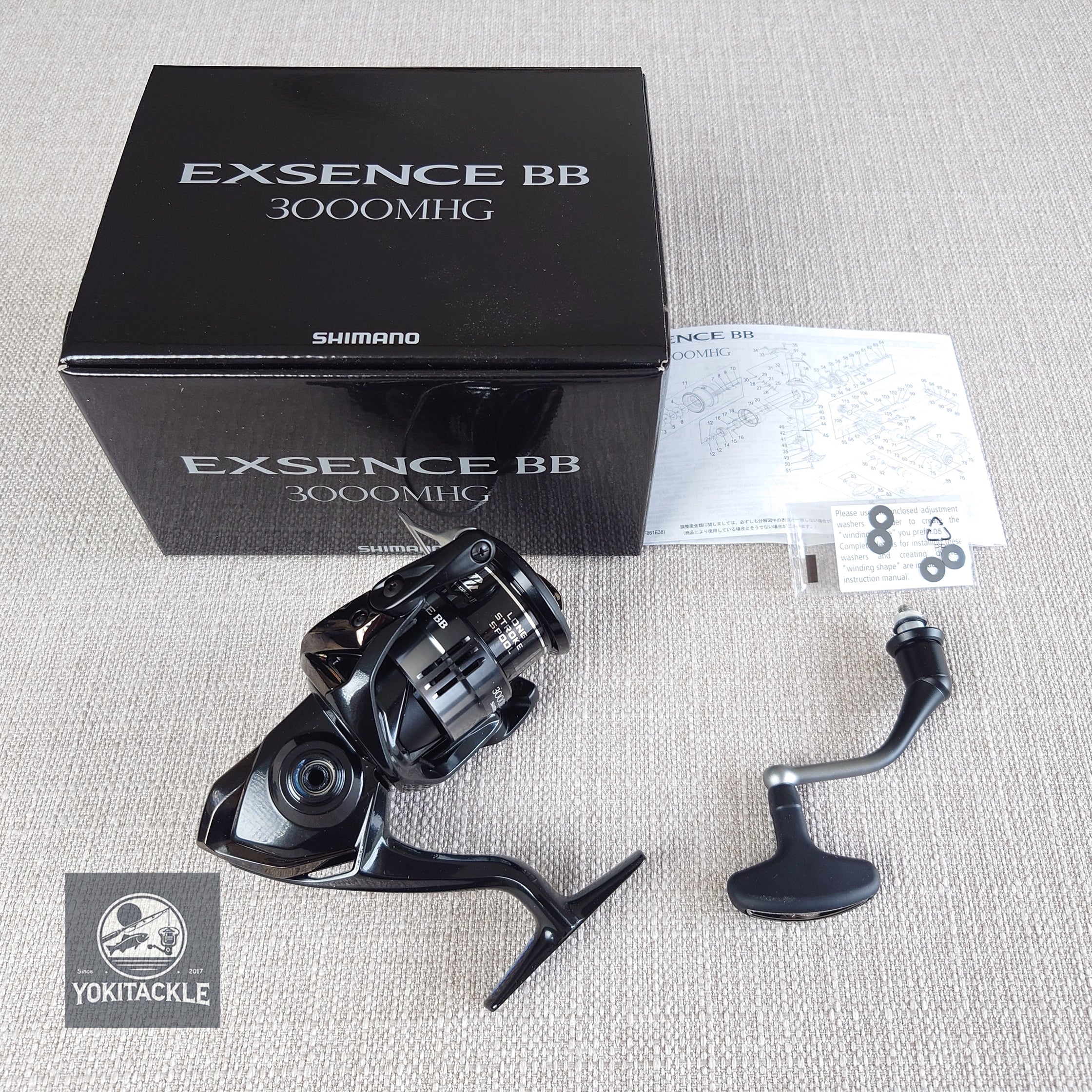 Brand New Shimano 24 EXSENCE BB 3000MHG Spinning Reel Free
