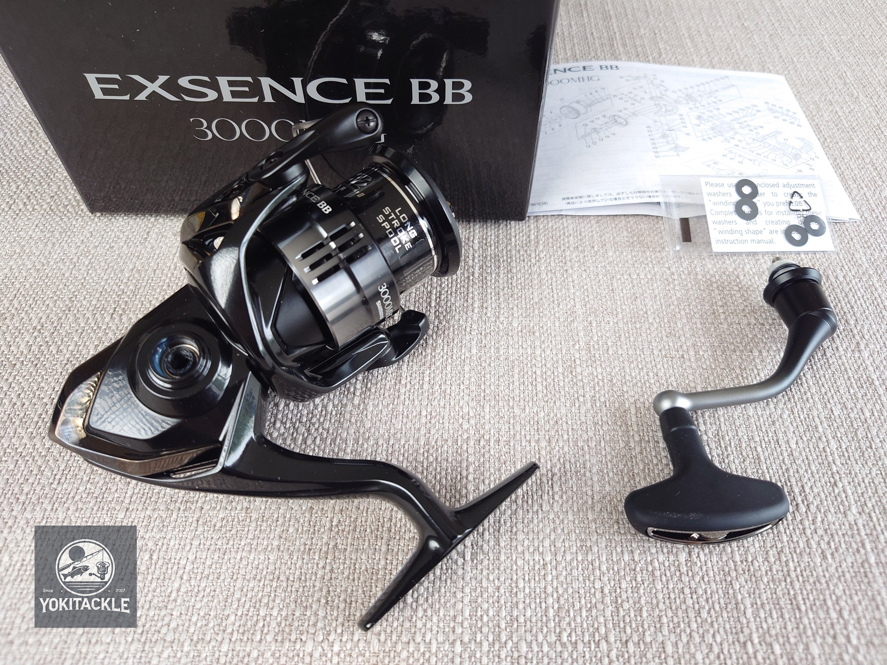 Brand New Shimano 24 EXSENCE BB 3000MHG Spinning Reel Free