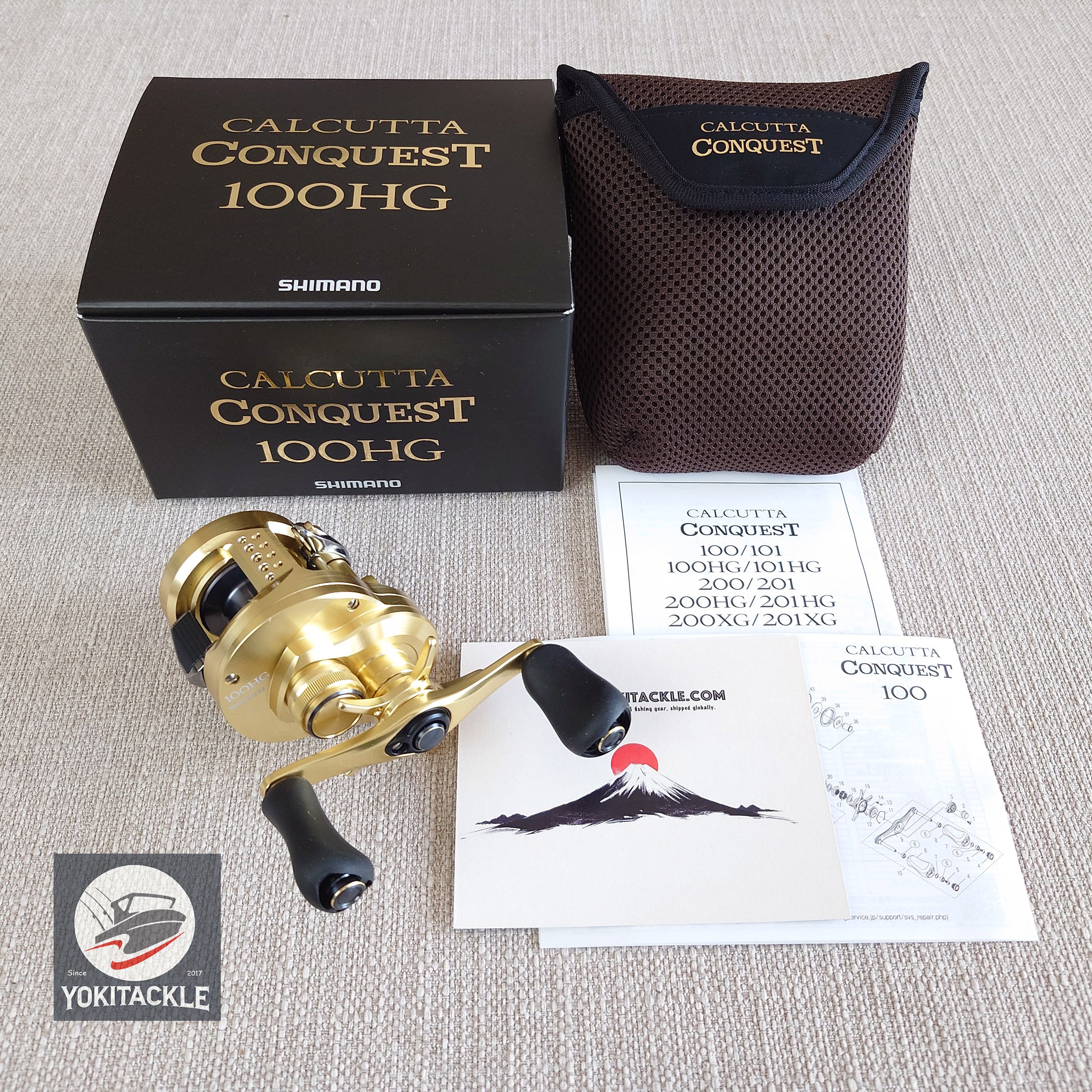 Brand New Shimano 21 CALCUTTA CONQUEST 100HG RIGHT Casting Reel