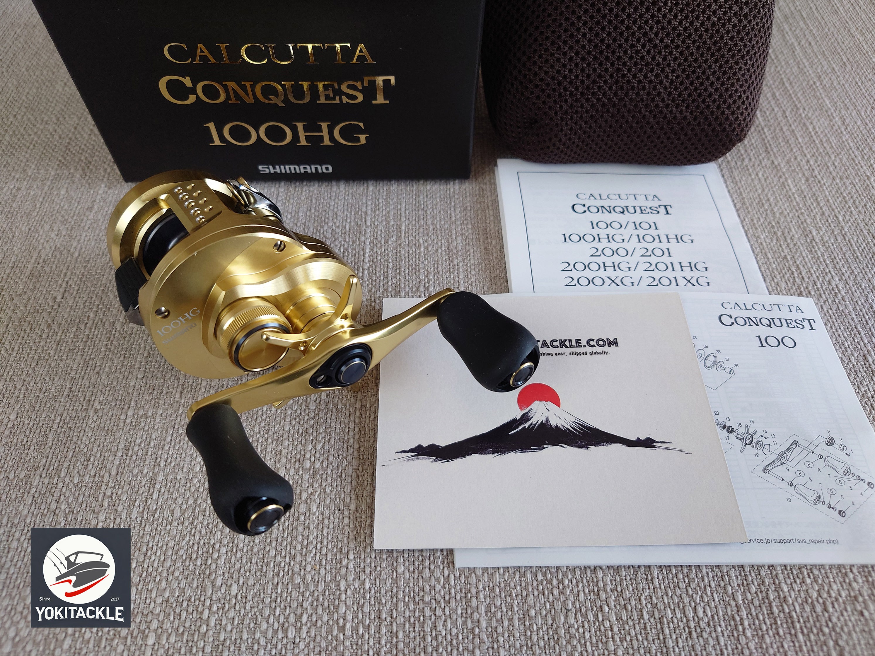 Brand New Shimano 21 CALCUTTA CONQUEST 100HG RIGHT Casting Reel