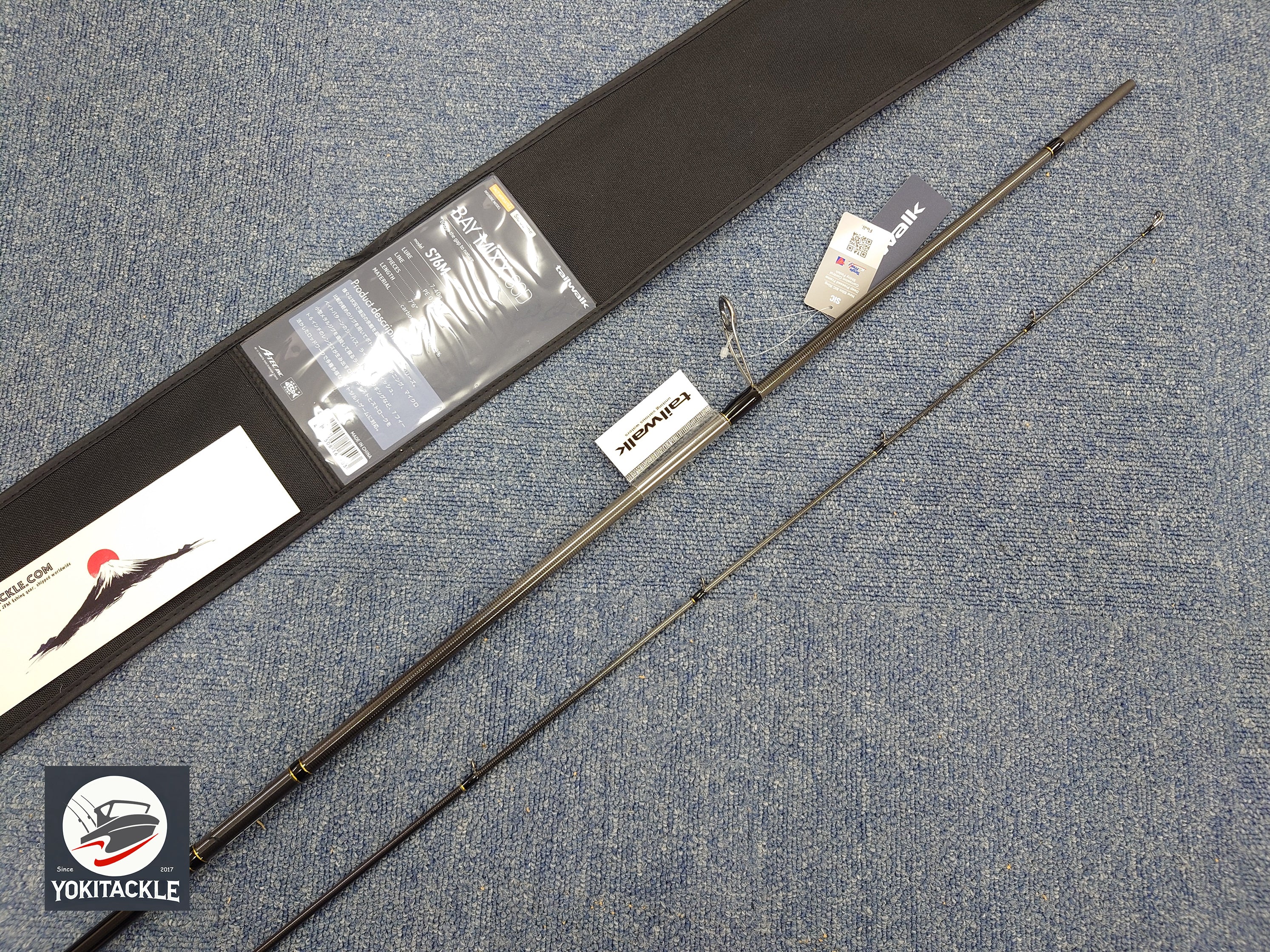 Brand New Tailwalk BAY MIXX SSD S76M Spinning Rod