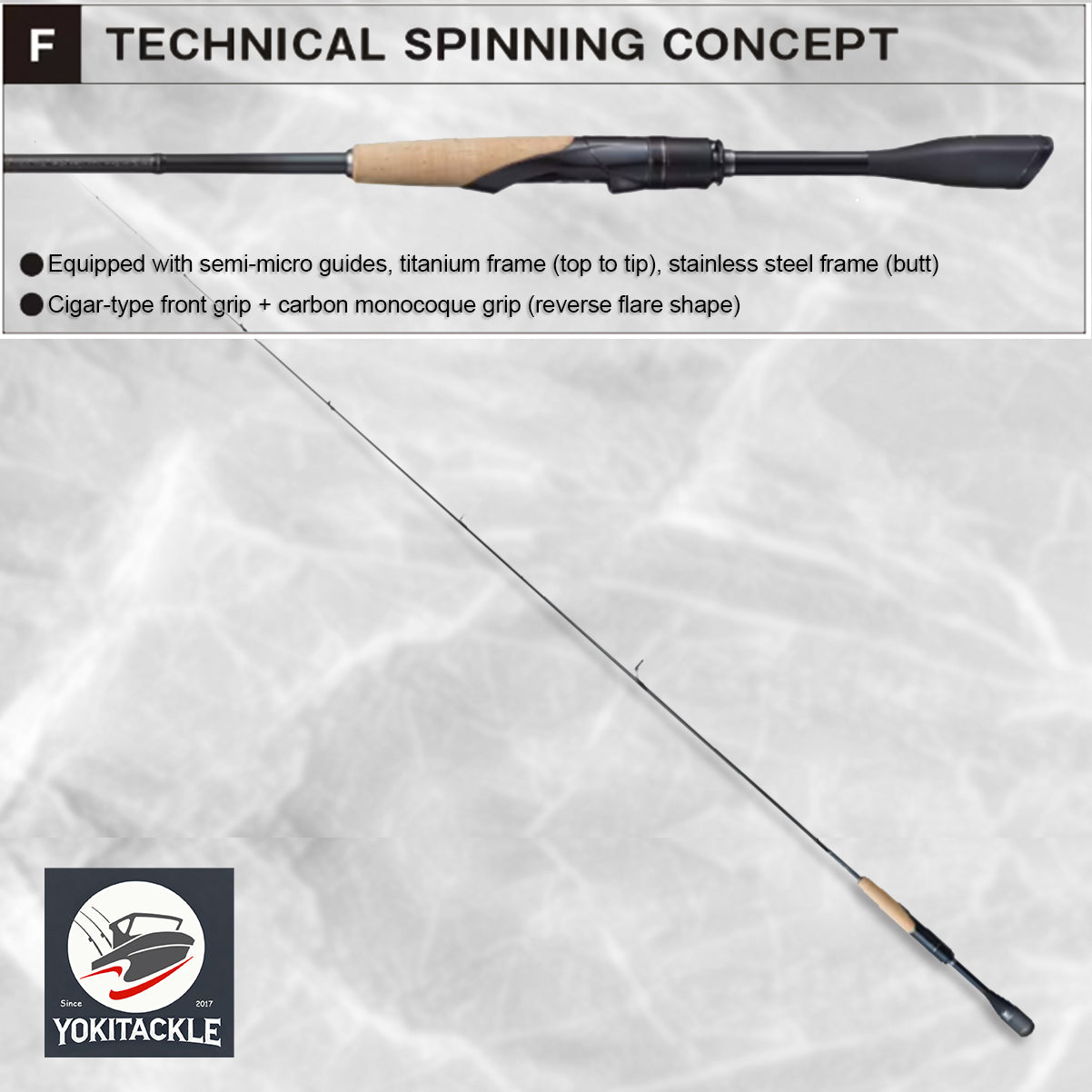 Brand New JACKALL/SHIMANO 21 POISON GLORIOUS 2510UL Spinning Rod for Bass