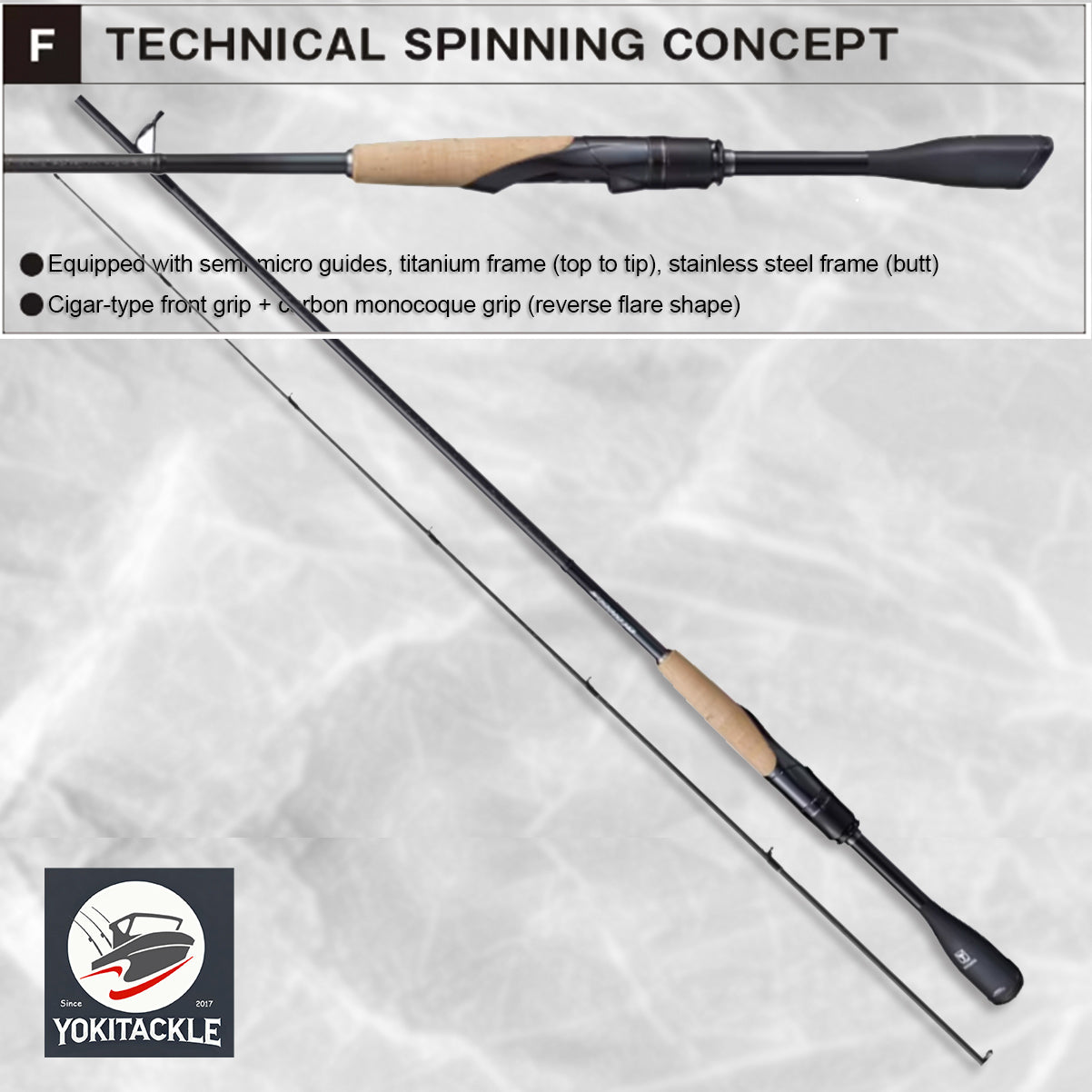 Brand New JACKALL/SHIMANO 21 POISON GLORIOUS 2610L-S Spinning Rod for Bass