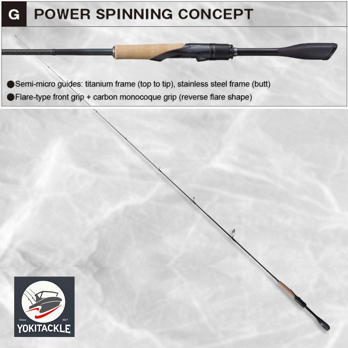 Brand New JACKALL/SHIMANO 21 POISON GLORIOUS 263ML Spinning Rod for Bass