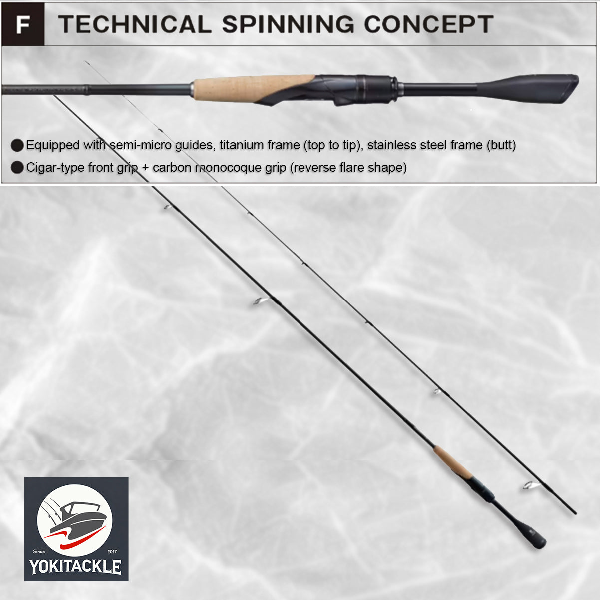 Brand New JACKALL/SHIMANO 21 POISON GLORIOUS 267L+ Spinning Rod for Bass