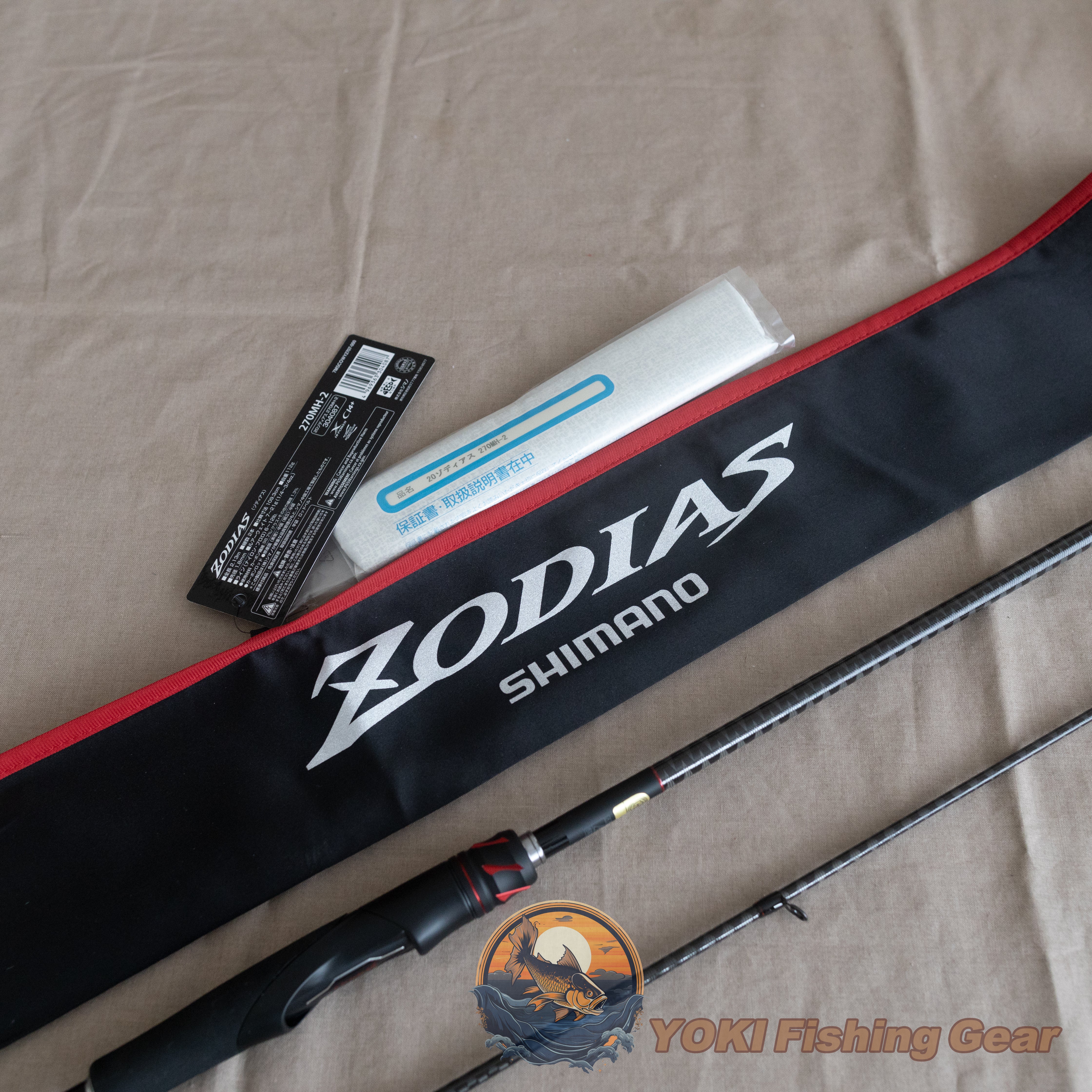 Brand New Shimano 20 Zodias 270MH-2 Spinning Rod for Bass