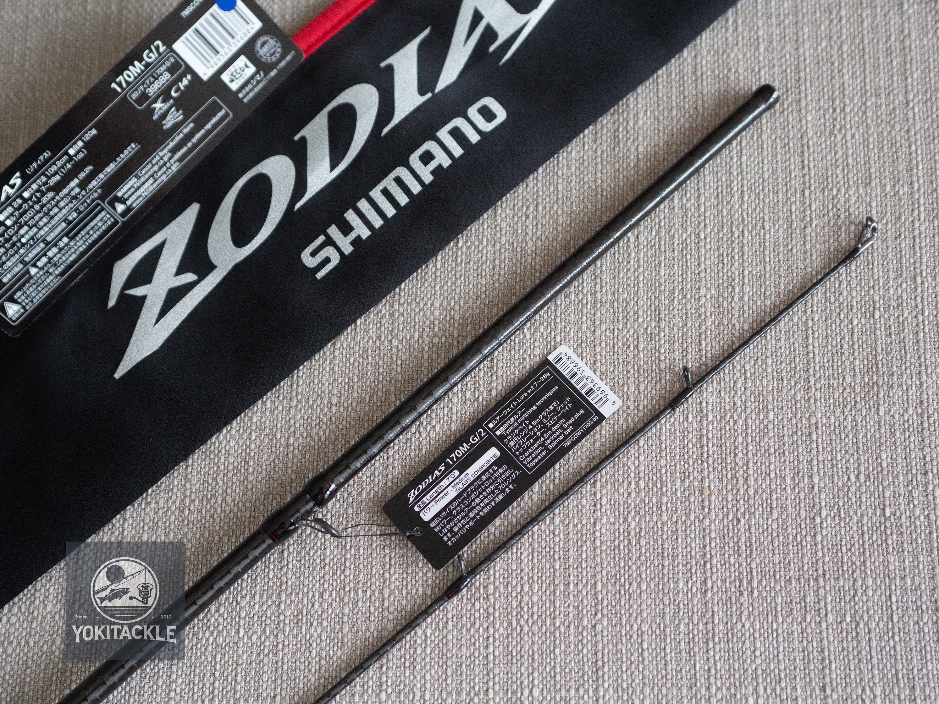 Brand New Shimano 20 Zodias 170M-G/2 Baitcasting Rod for Bass