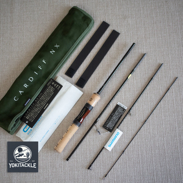 Shimano 21 Cardiff NX S43UL-4 Spinning Rod for Trout – YOKI Tackle