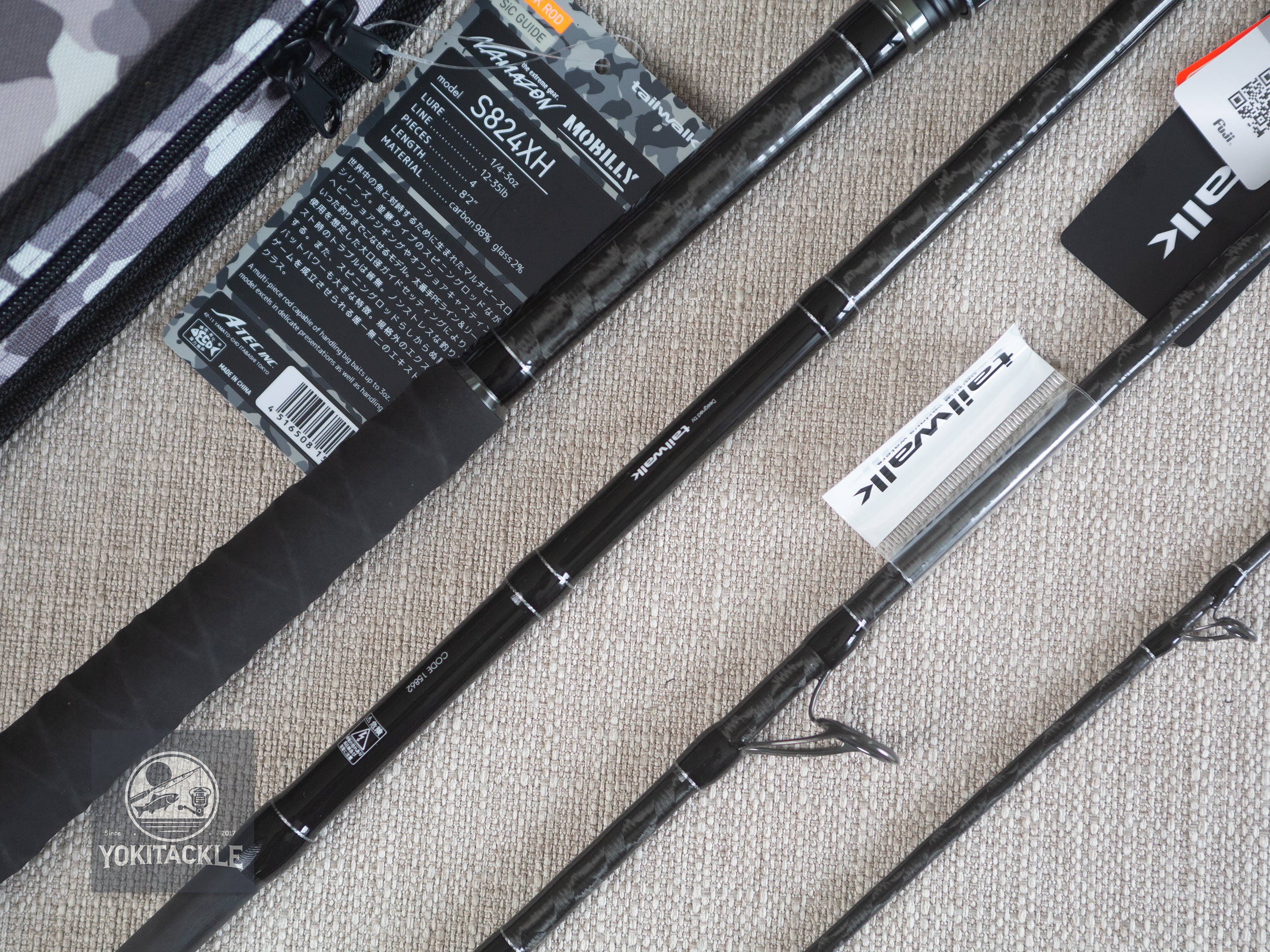 Brand New Tailwalk NAMAZON MOBILLY S824XH Spinning Rod for Bass