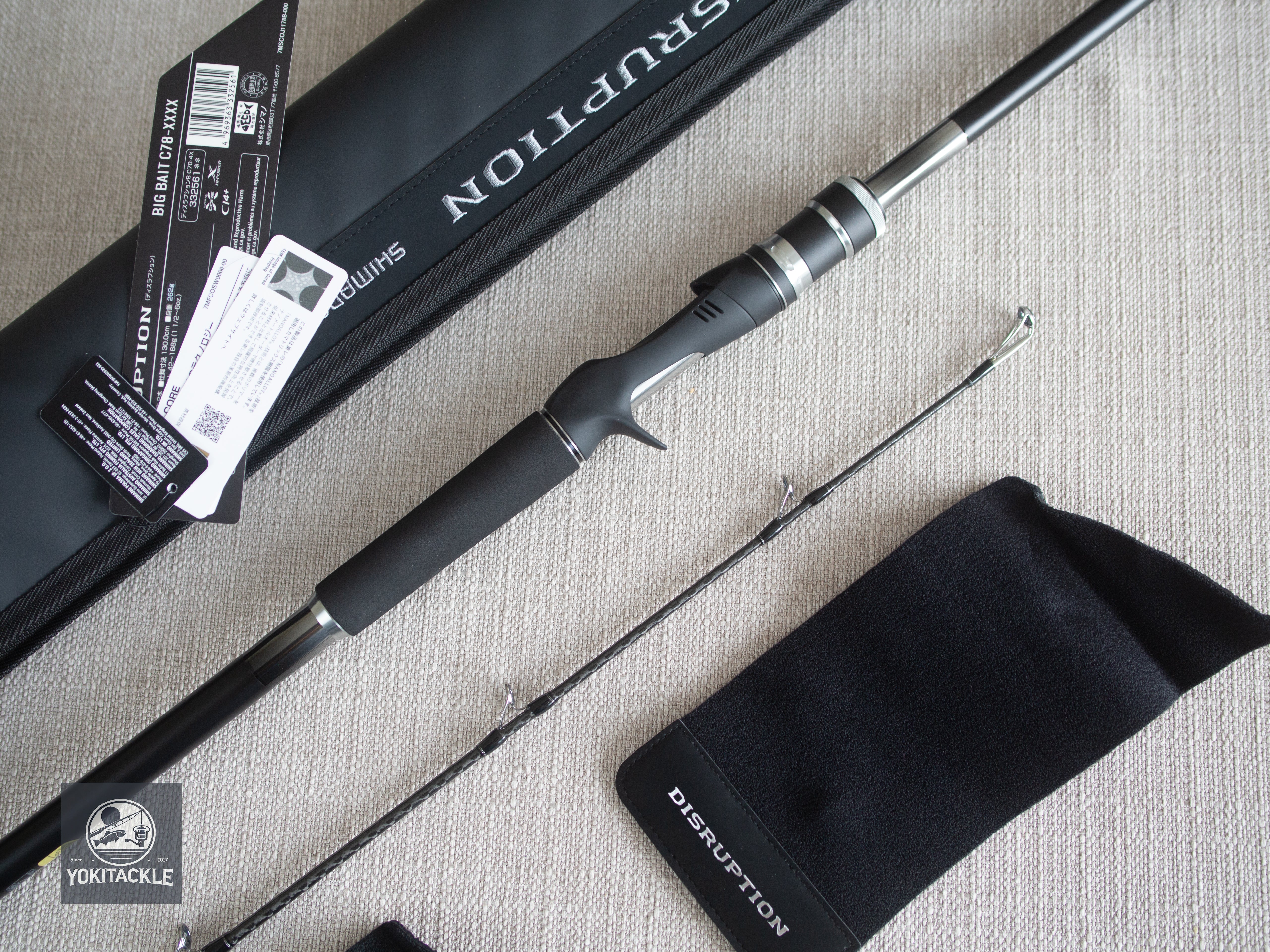 Brand New Shimano Disruption BIG BAIT C78-XXXX Baitcasting Rod for Bass