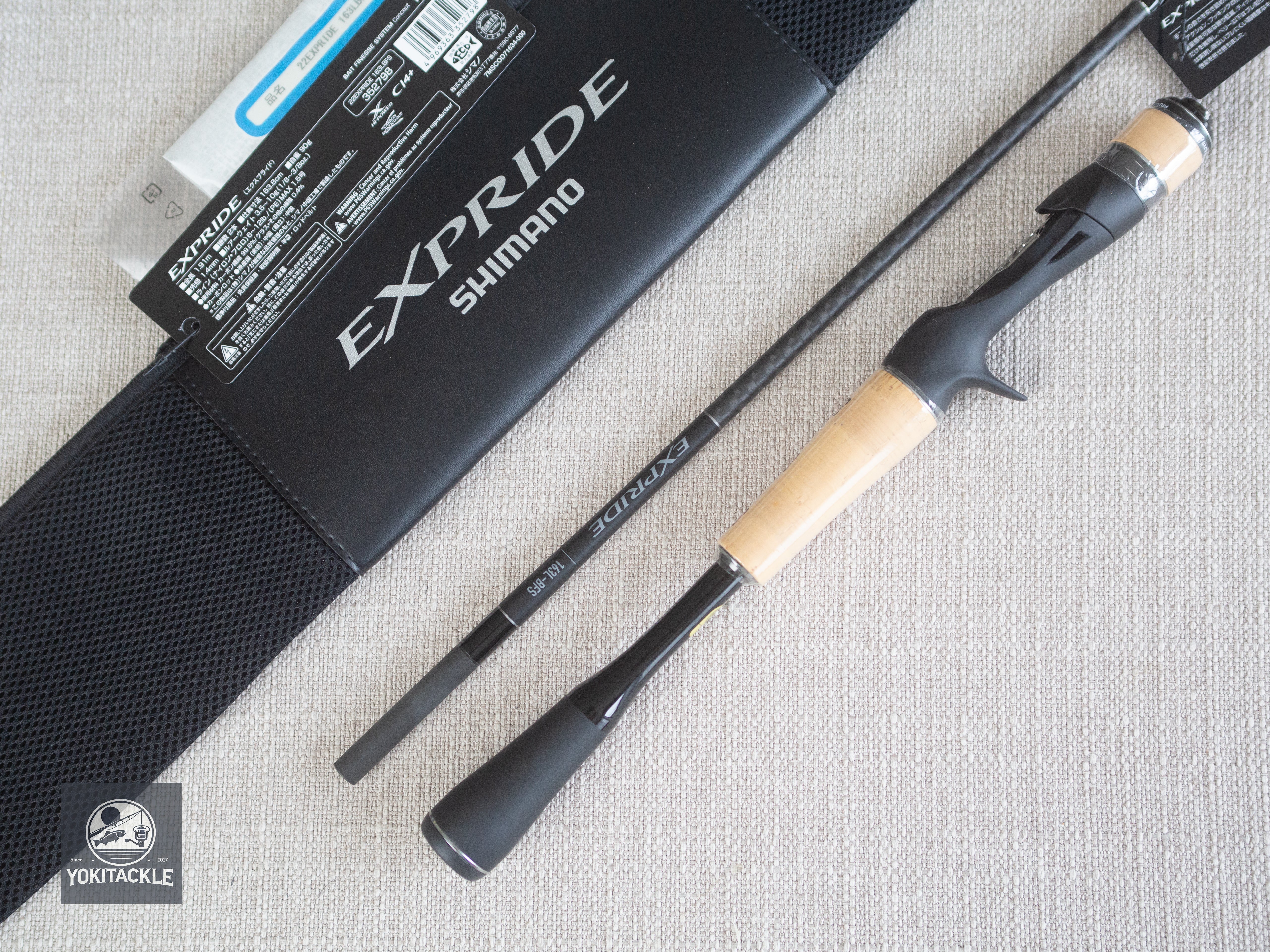 Brand New Shimano 22 Expride 1 piece 163L-BFS Baitcasting Rod for Bass
