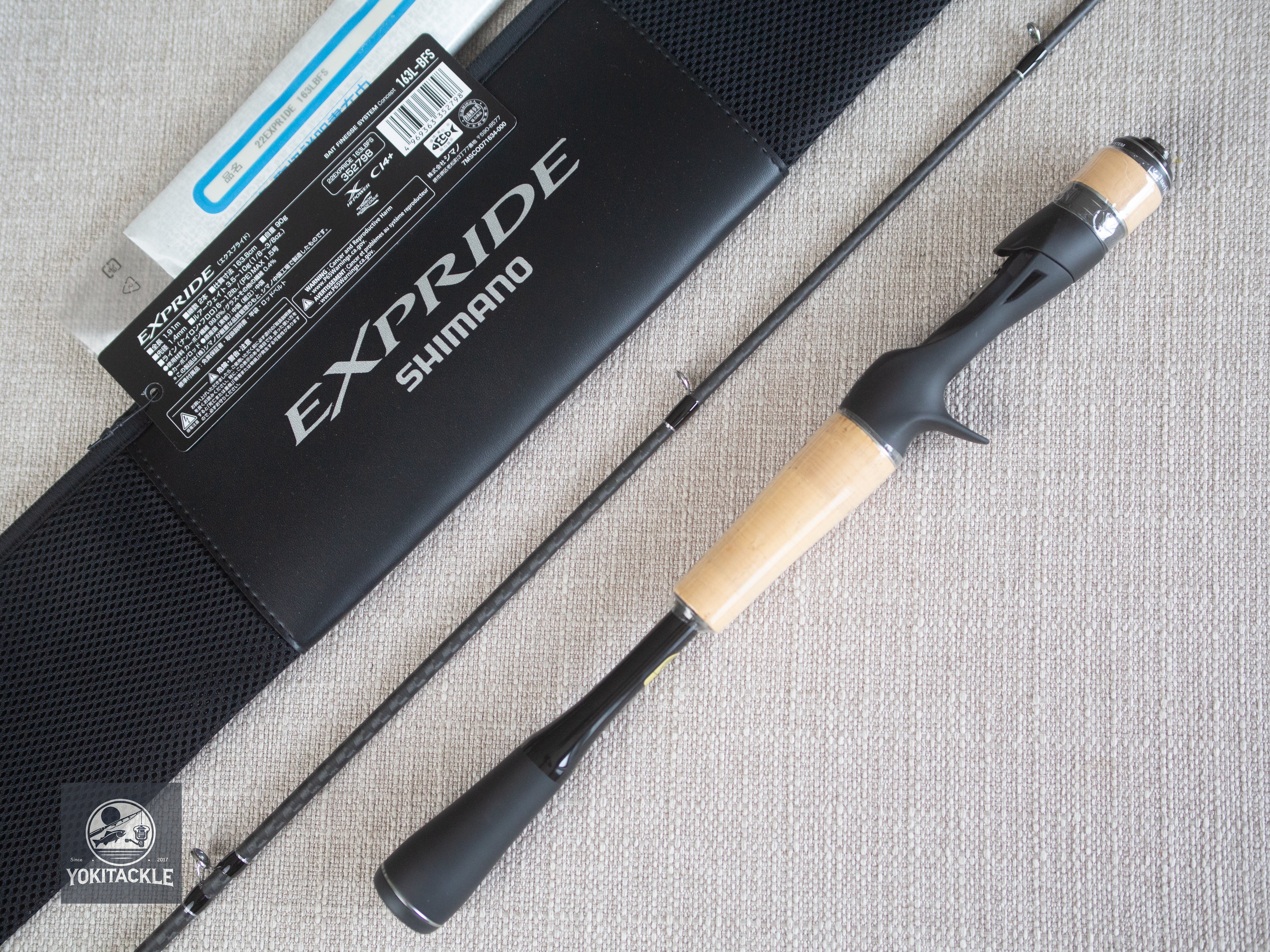 Brand New Shimano 22 Expride 1 piece 163L-BFS Baitcasting Rod for Bass
