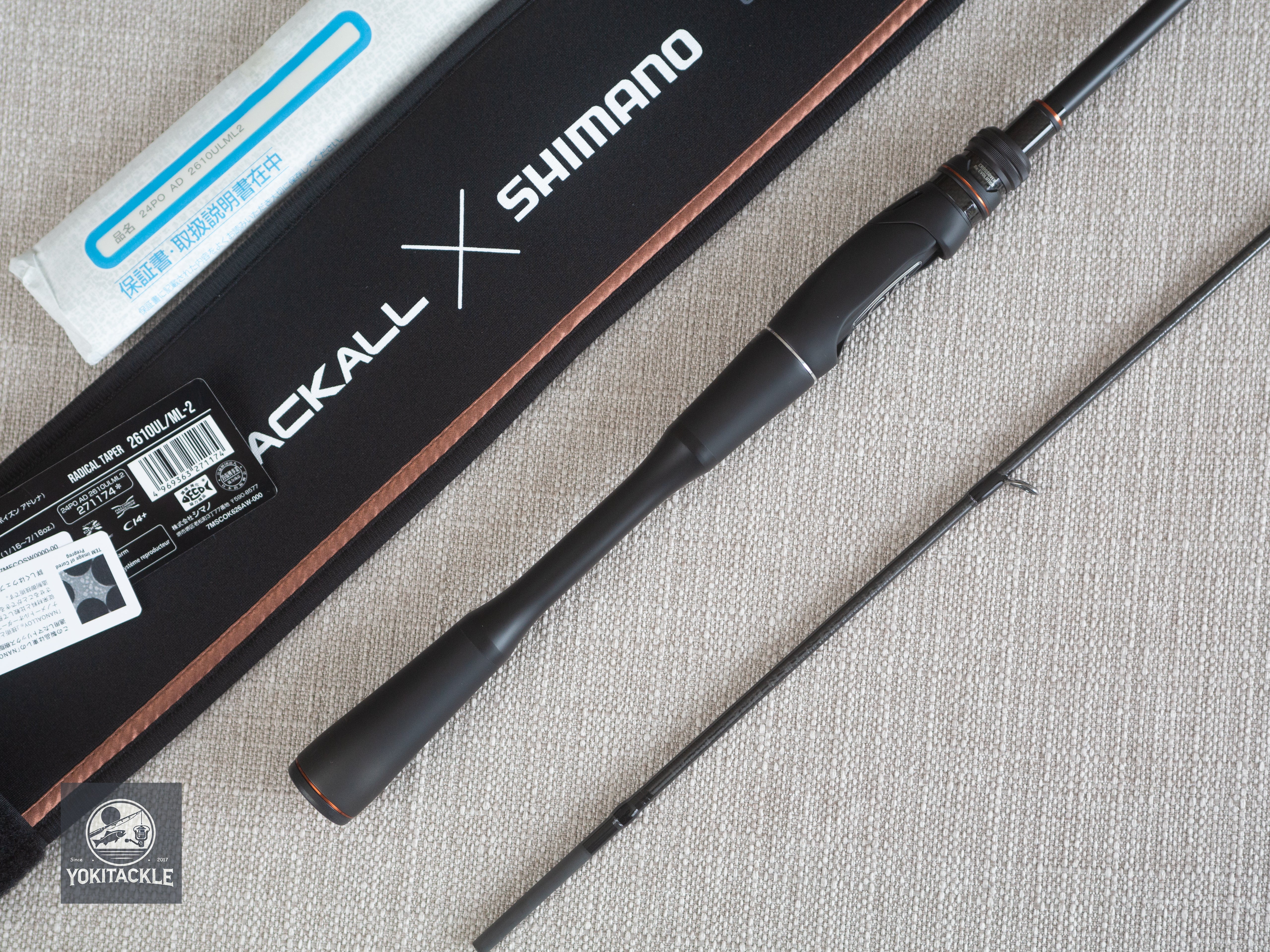 Brand New Shimano JACKALL 24 Poison Adrena 2610UL/ML-2 Spinning rod