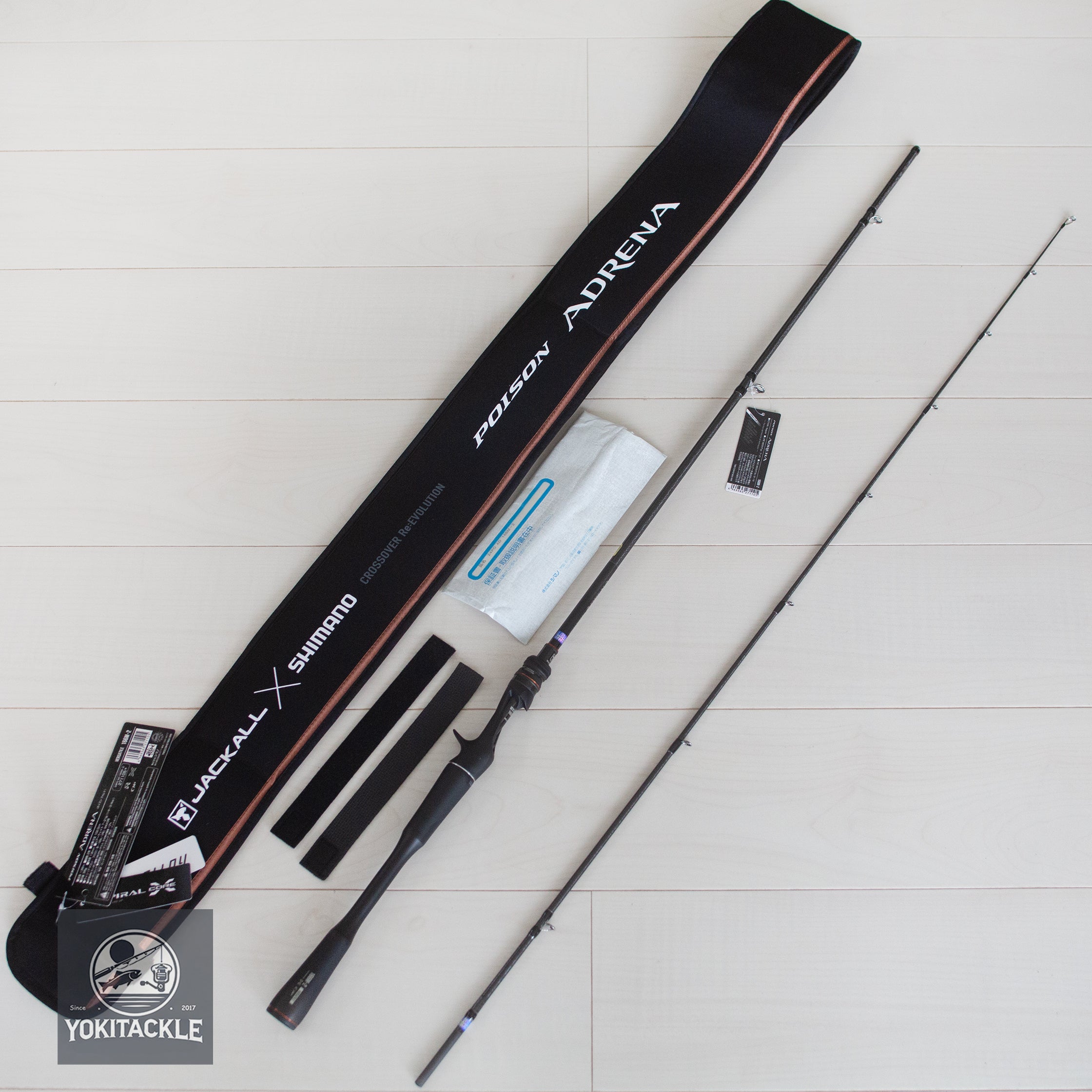 Brand New Shimano JACKALL 24 Poison Adrena 166M-2 Baitcasting rod