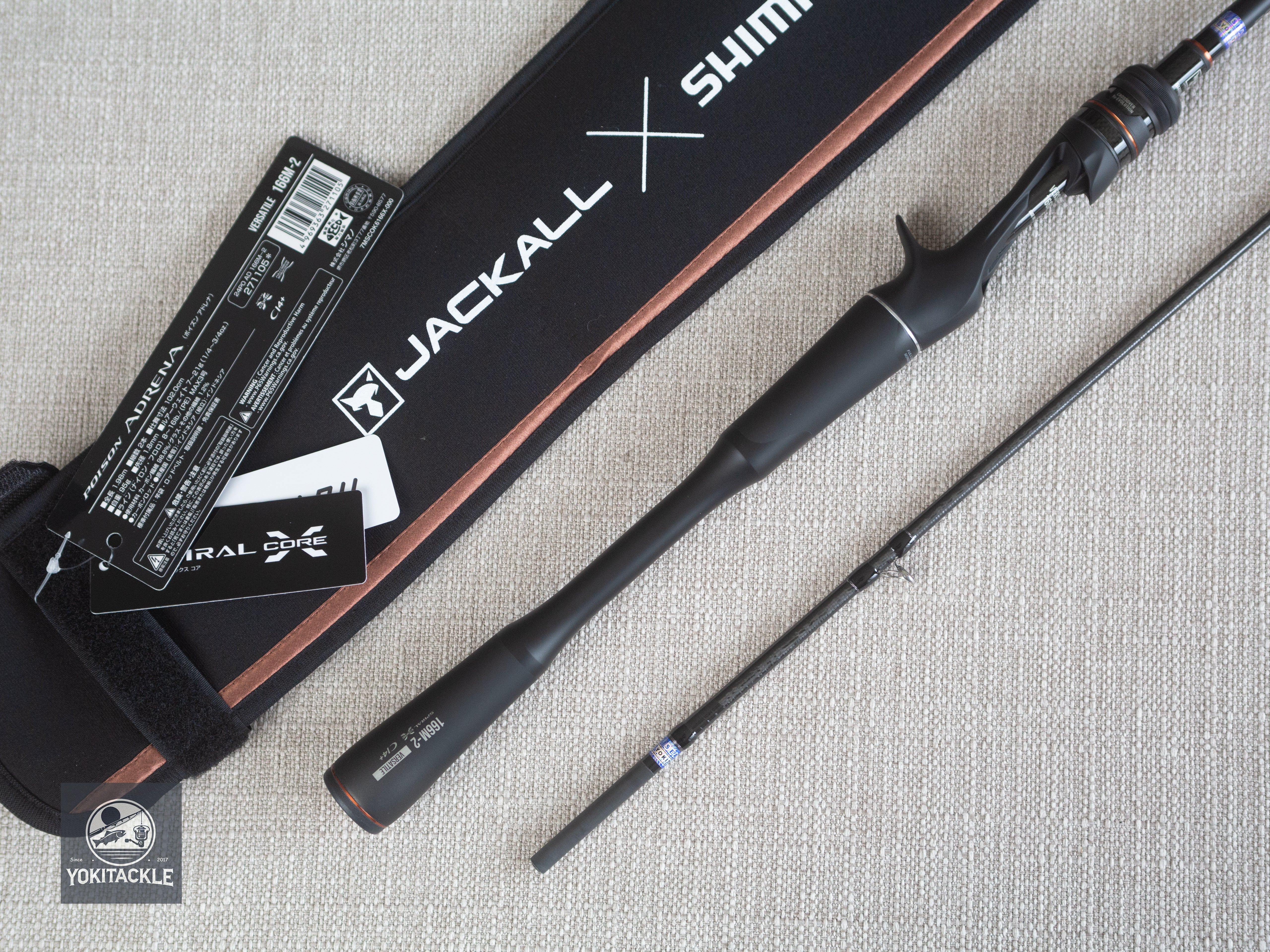 Brand New Shimano JACKALL 24 Poison Adrena 166M-2 Baitcasting rod
