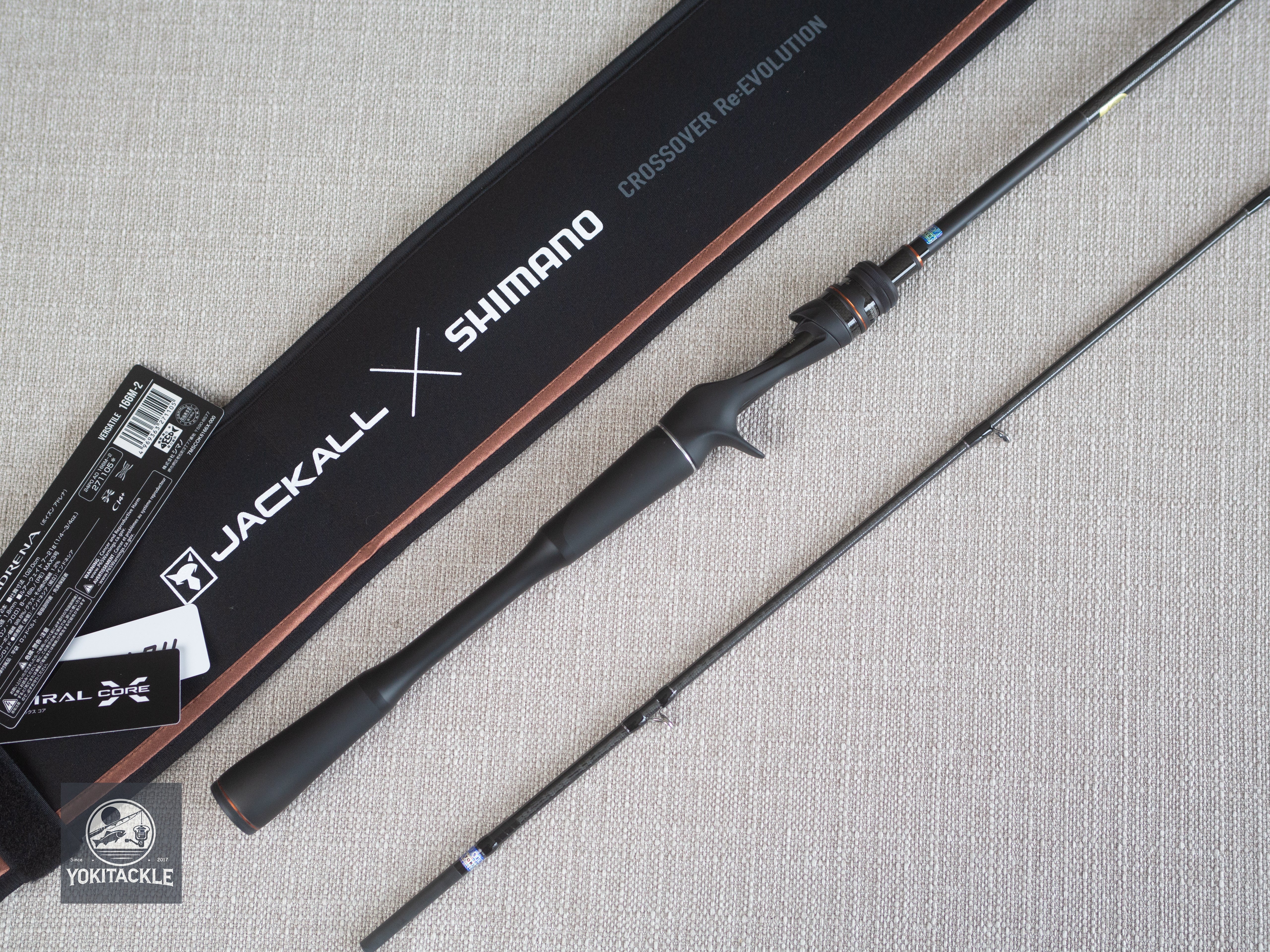 Brand New Shimano JACKALL 24 Poison Adrena 166M-2 Baitcasting rod