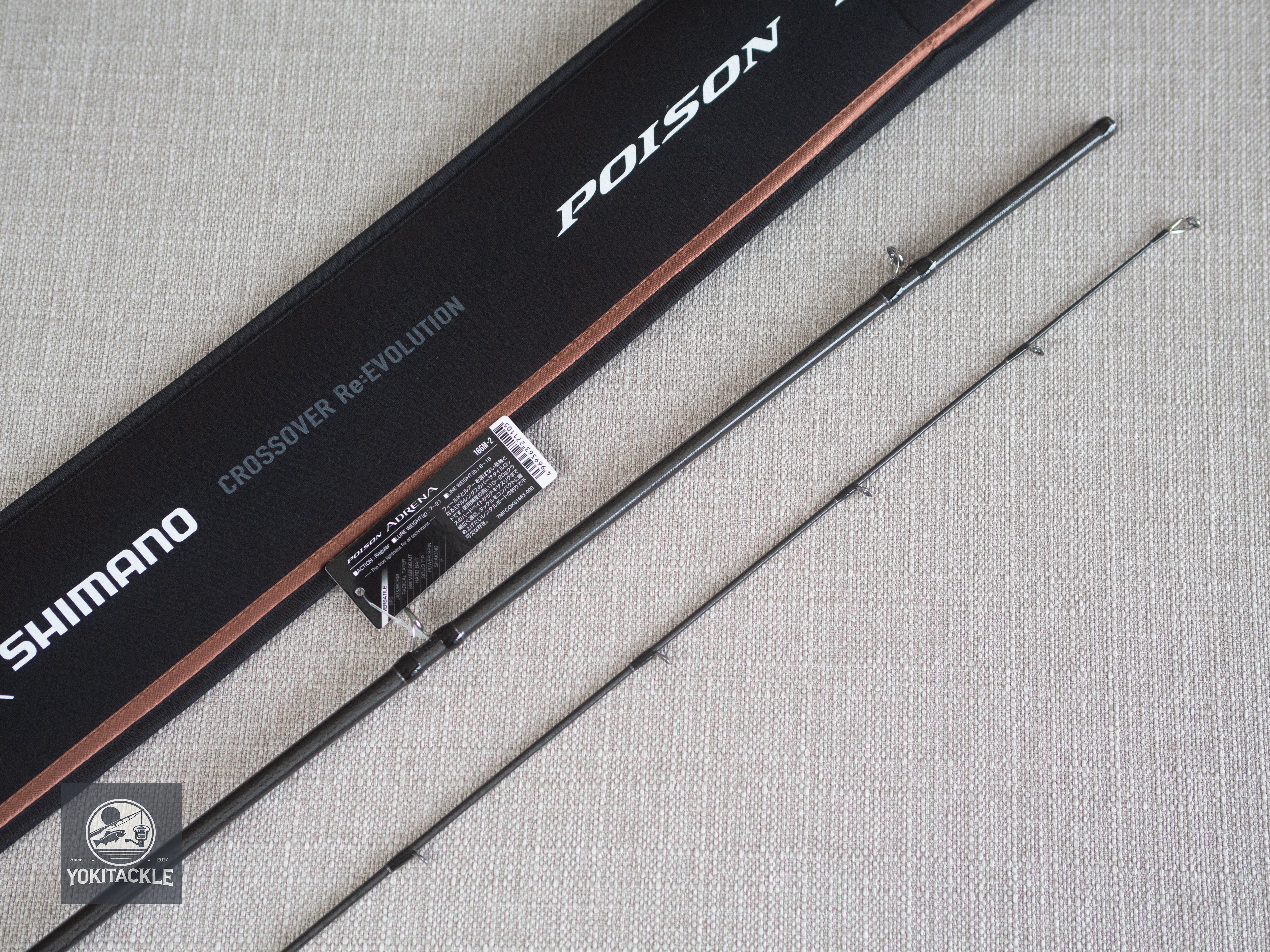 Brand New Shimano JACKALL 24 Poison Adrena 166M-2 Baitcasting rod