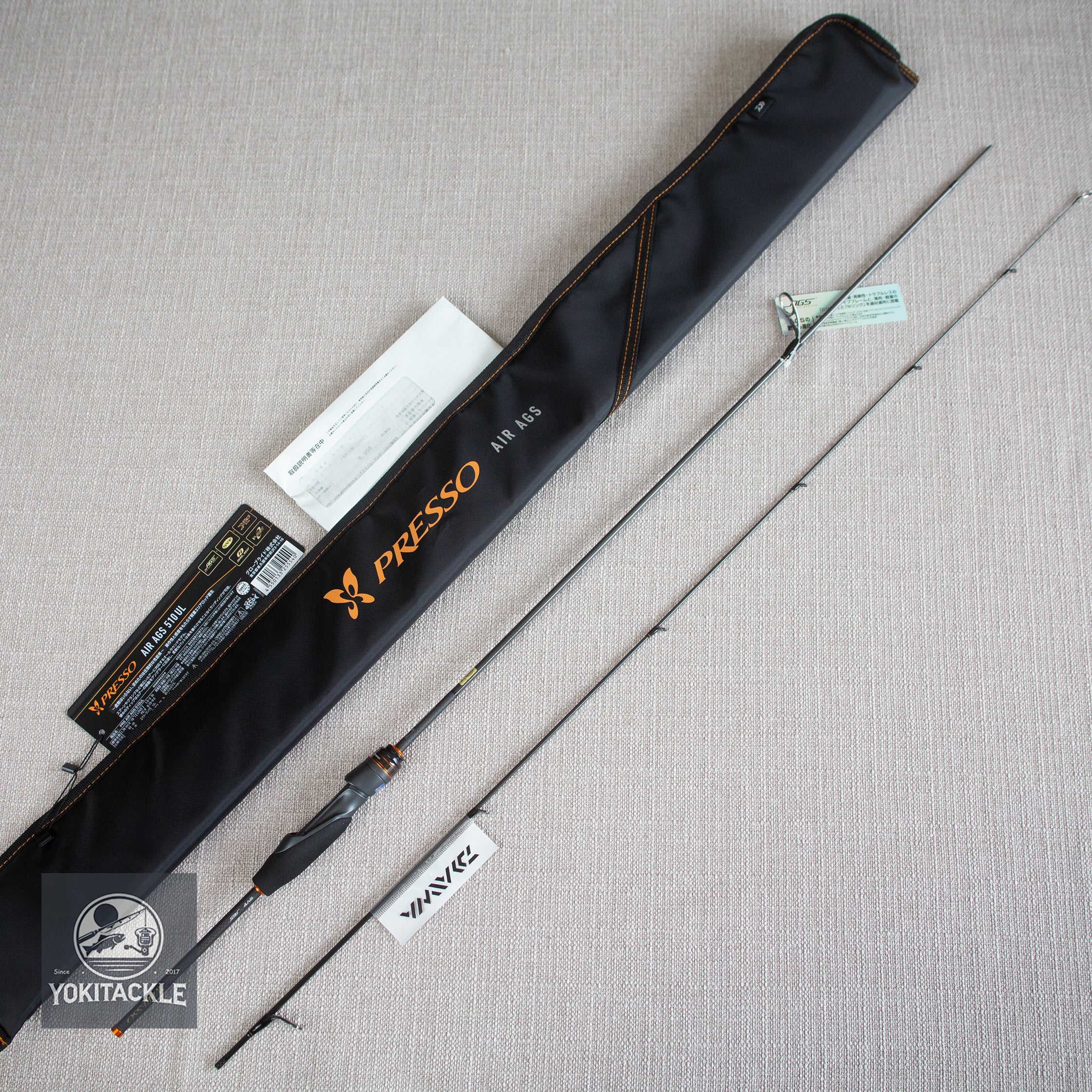Brand New Daiwa Presso AIR AGS 510UL Spinning Rod for Trout
