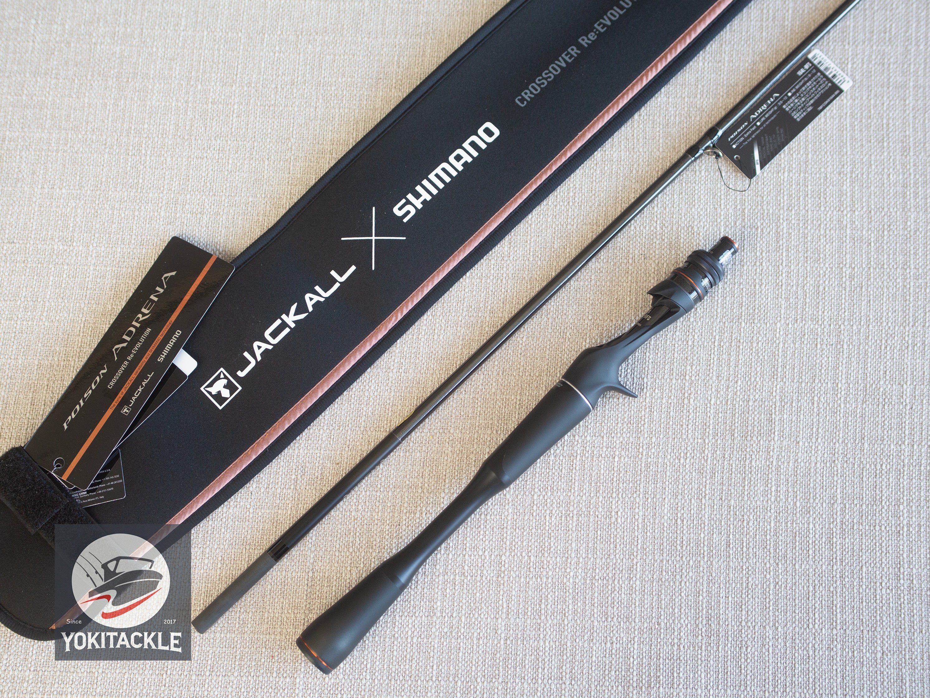 Brand New Shimano JACKALL 24 Poison Adrena 164L-BFS Baitcasting rod