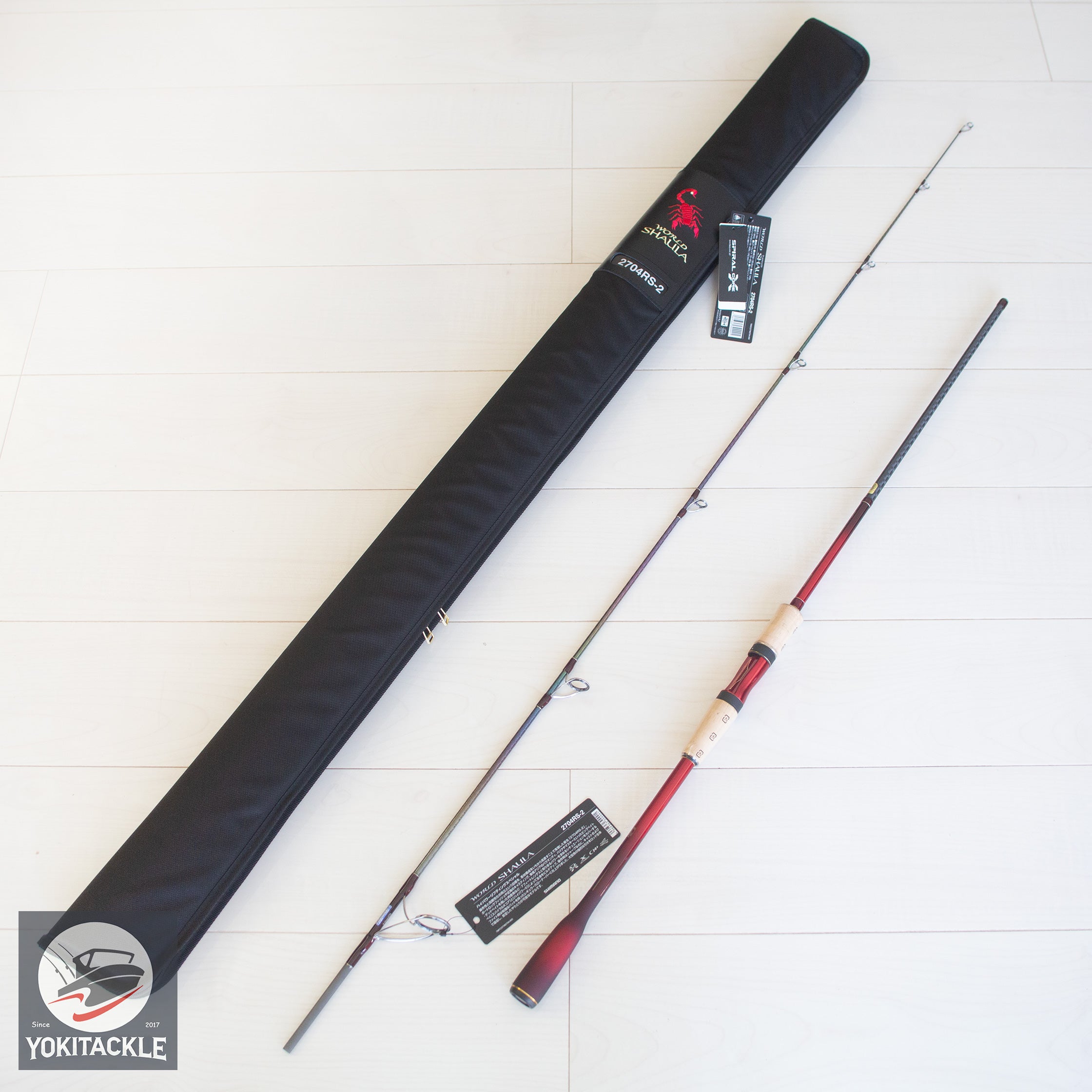 Brand New Shimano 18 WORLD SHAULA 2704RS-2 Spinning Rod for Bass