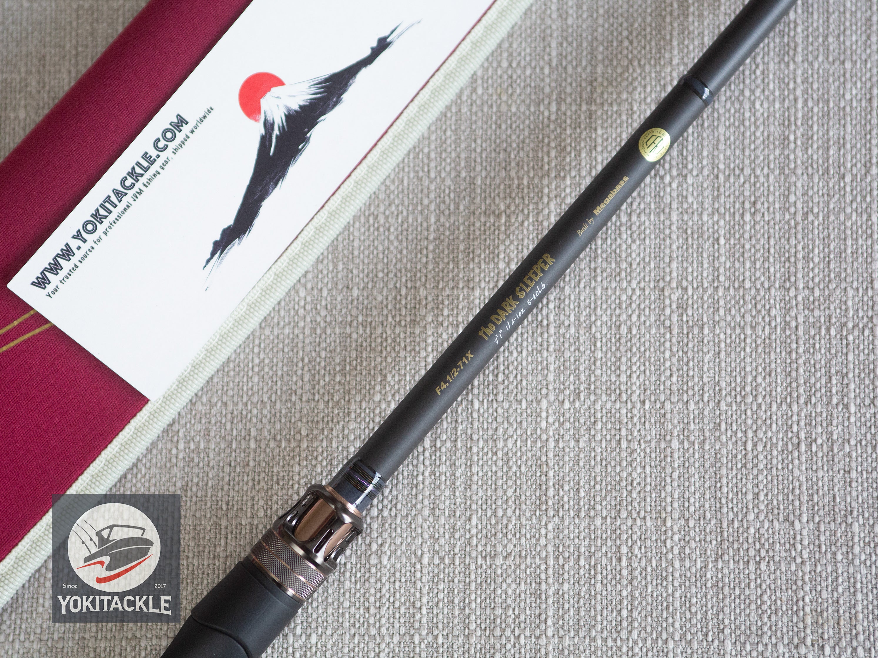 Brand New Megabass DESTROYER F4.1/2-71X THE DARK SLEEPER Baitcasting Rod