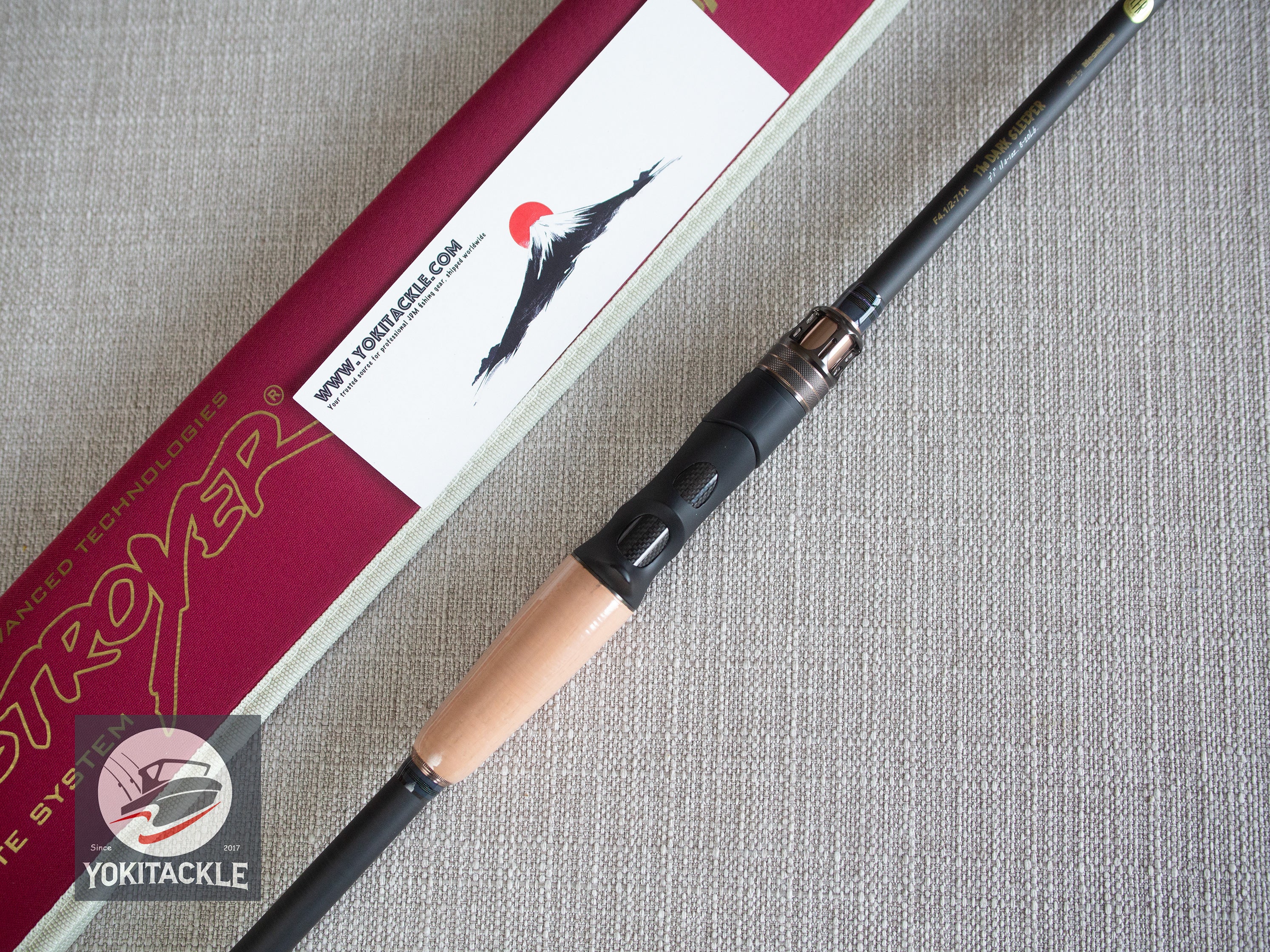 Brand New Megabass DESTROYER F4.1/2-71X THE DARK SLEEPER Baitcasting Rod