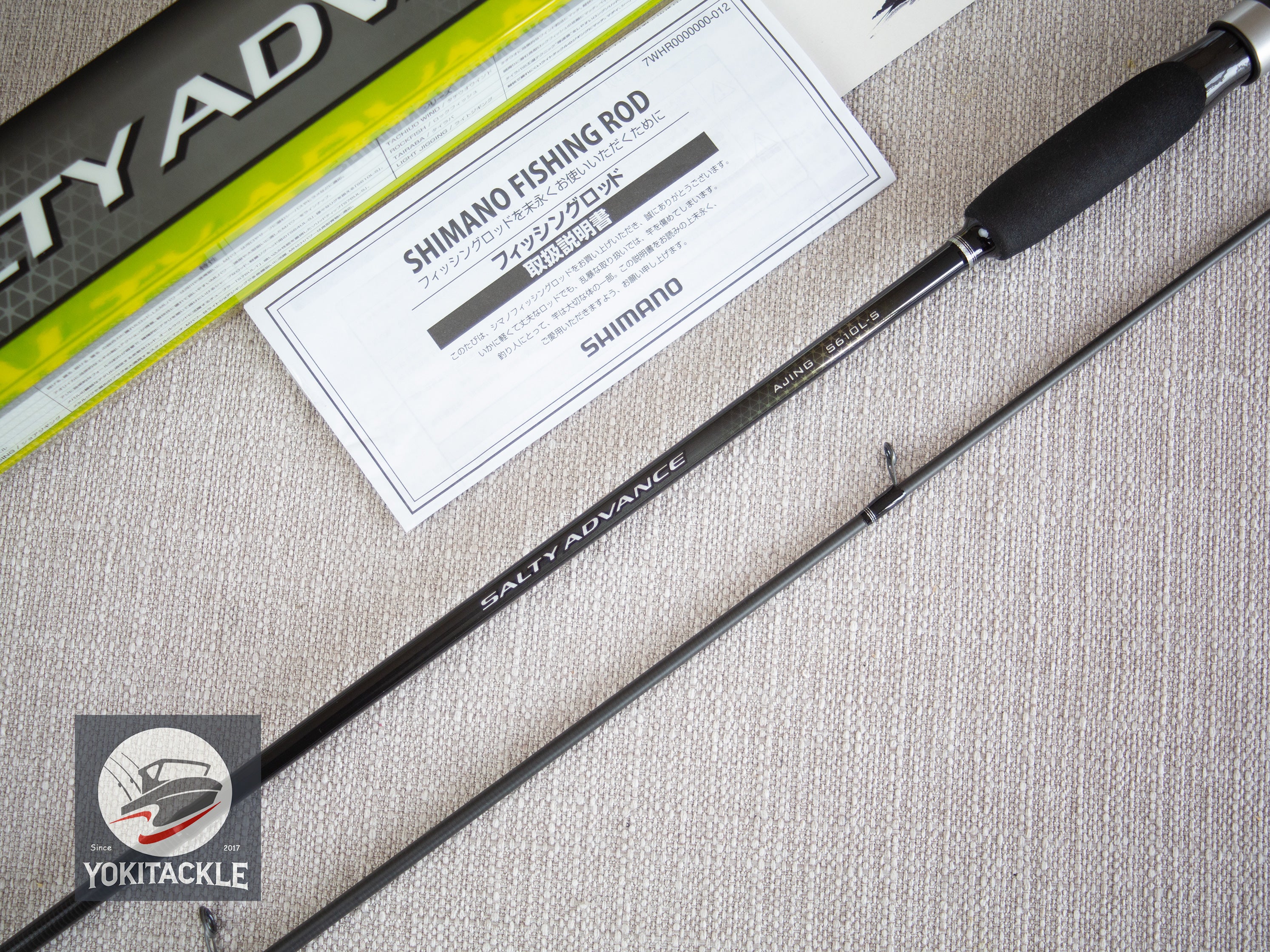 Brand New Shimano 19 Salty Advance AJING S610L-S Spinning Rod