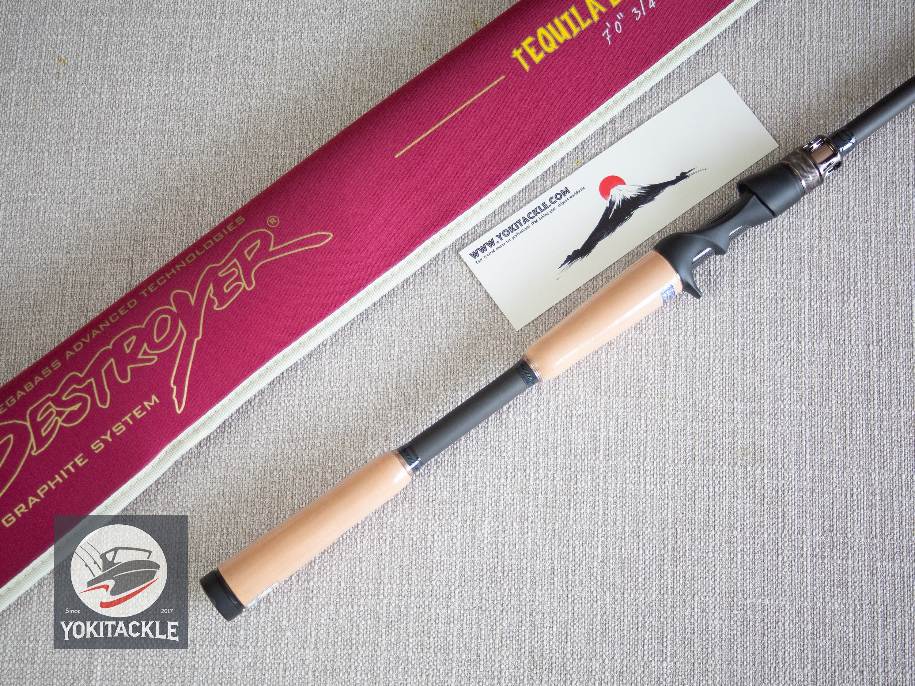 Brand New Megabass DESTROYER TEQUILA BACCARAC F7-70X Baitcasting Rod