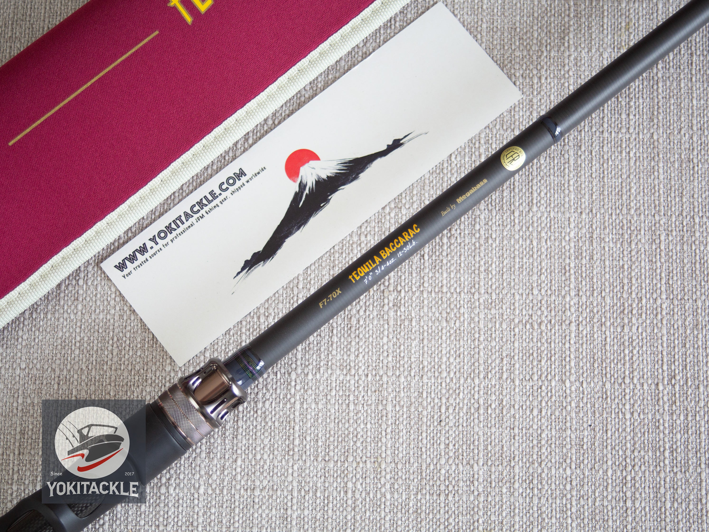 Brand New Megabass DESTROYER TEQUILA BACCARAC F7-70X Baitcasting Rod