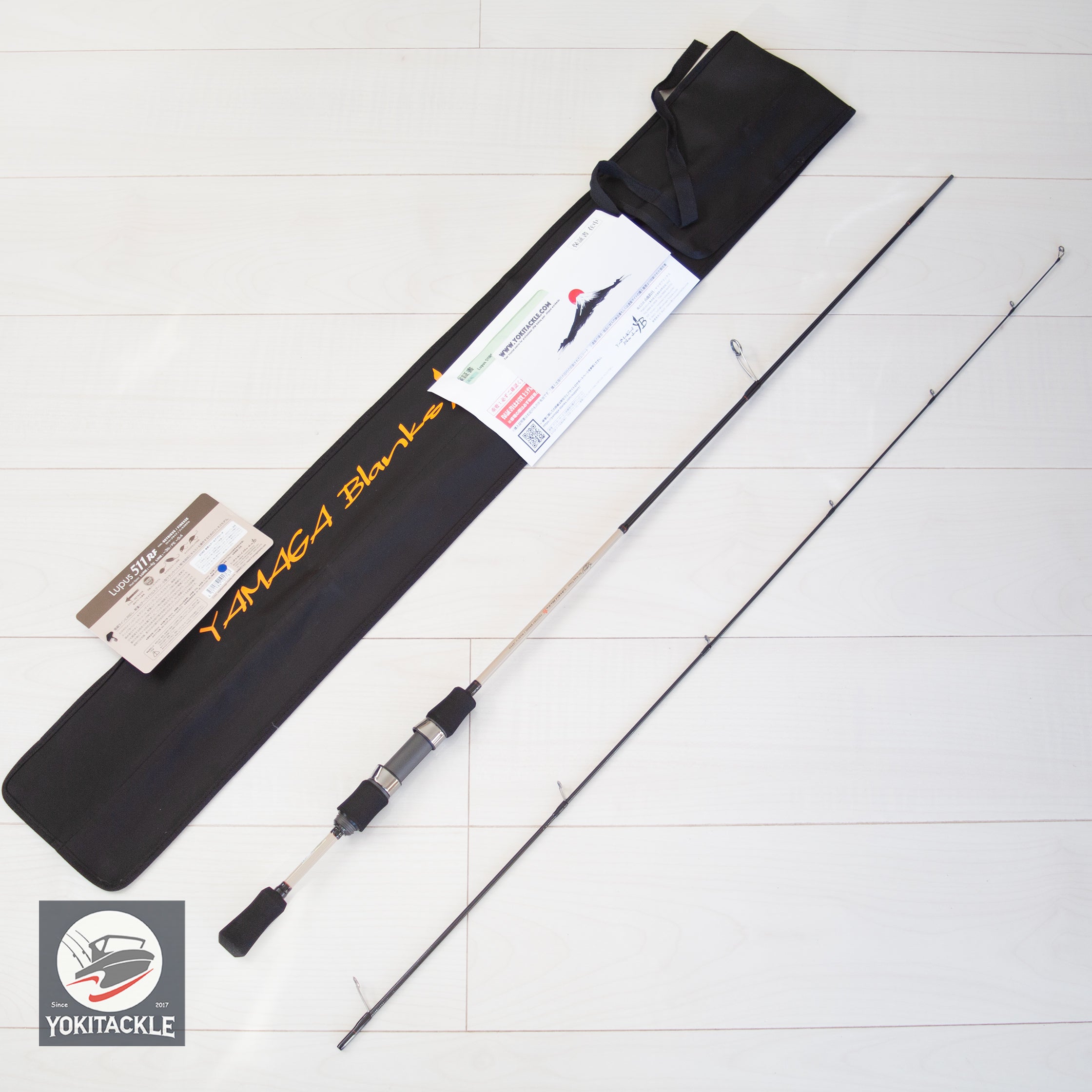 Brand New YAMAGA Blanks 24 Lupus Area 511RF Spinning Rod for Trout