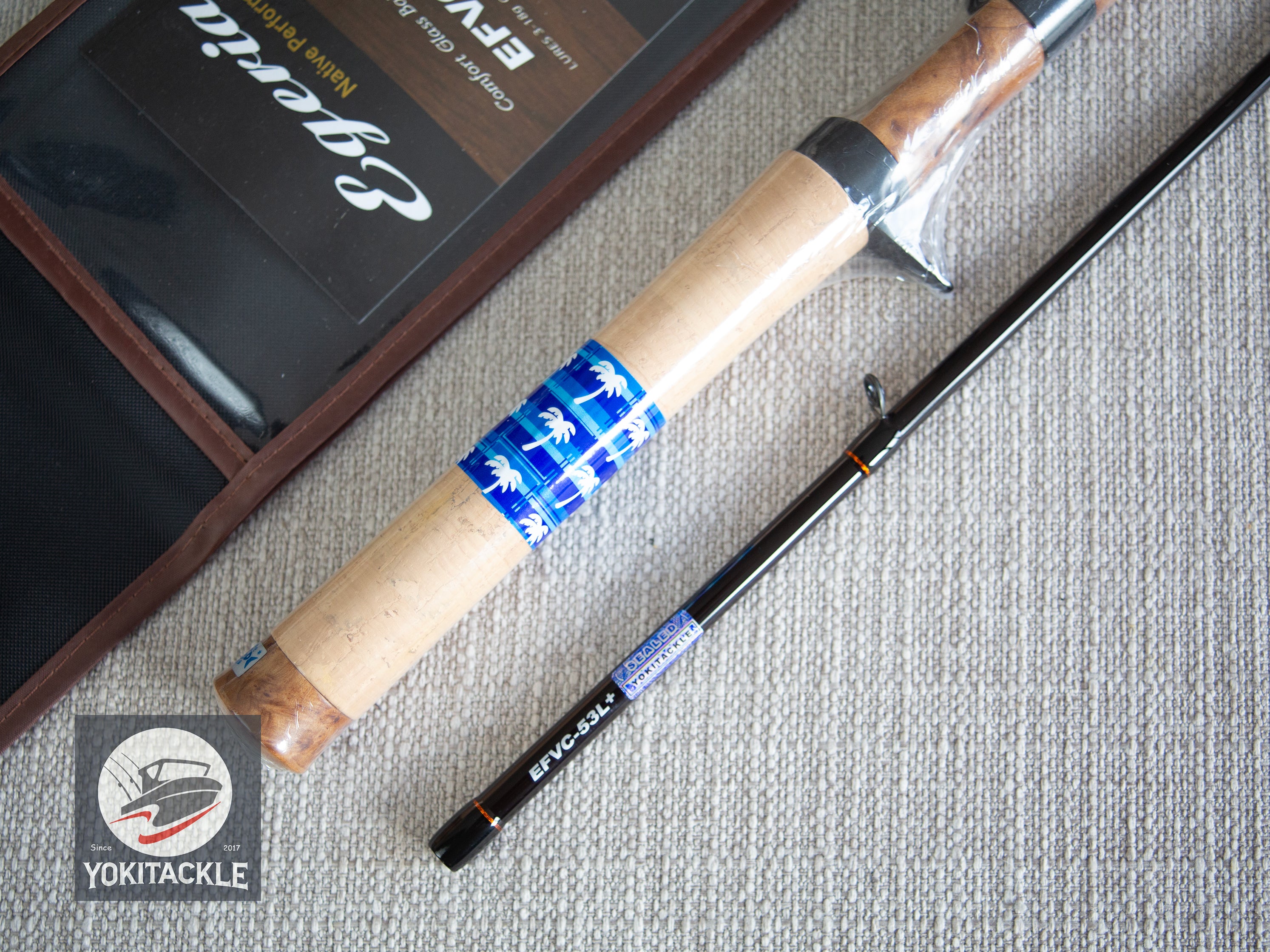 Brand New PALMS Egeria NATIVE PERFORMANCE EFVC-53L+ Comfort Glass Baitcasting Rod