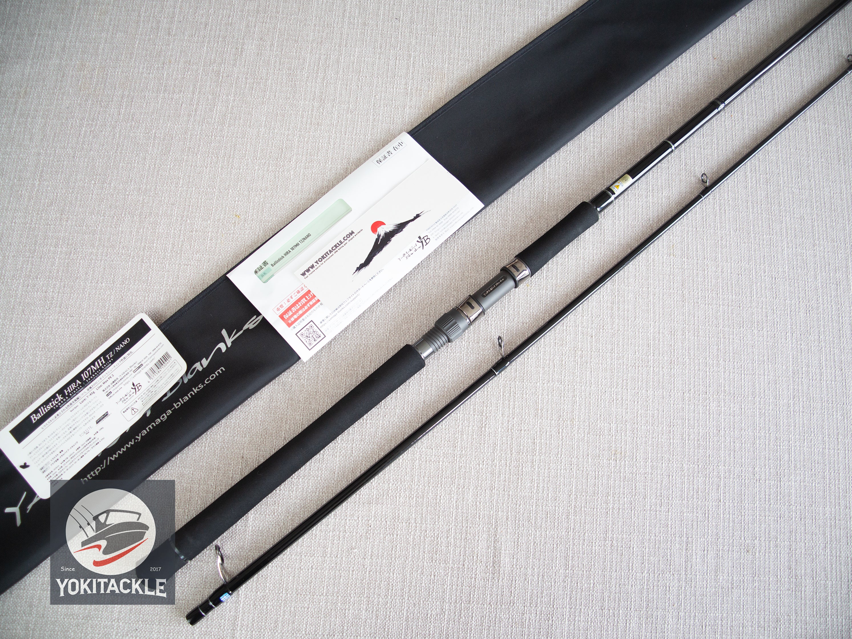 Brand New YAMAGA Blanks Ballistick HIRA TZ NANO 107MH Spinning Rod