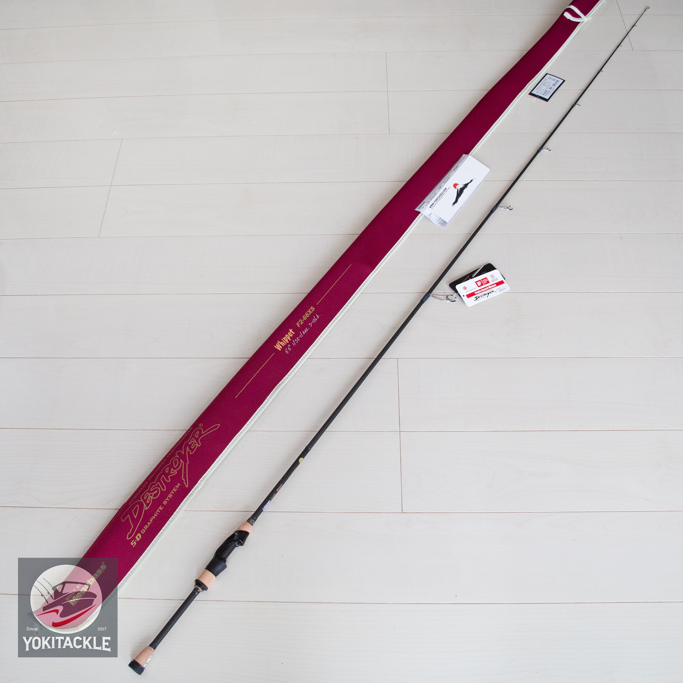 Brand New Megabass DESTROYER SP P5 F2-66XS Whippet Spinning Rod for Bass