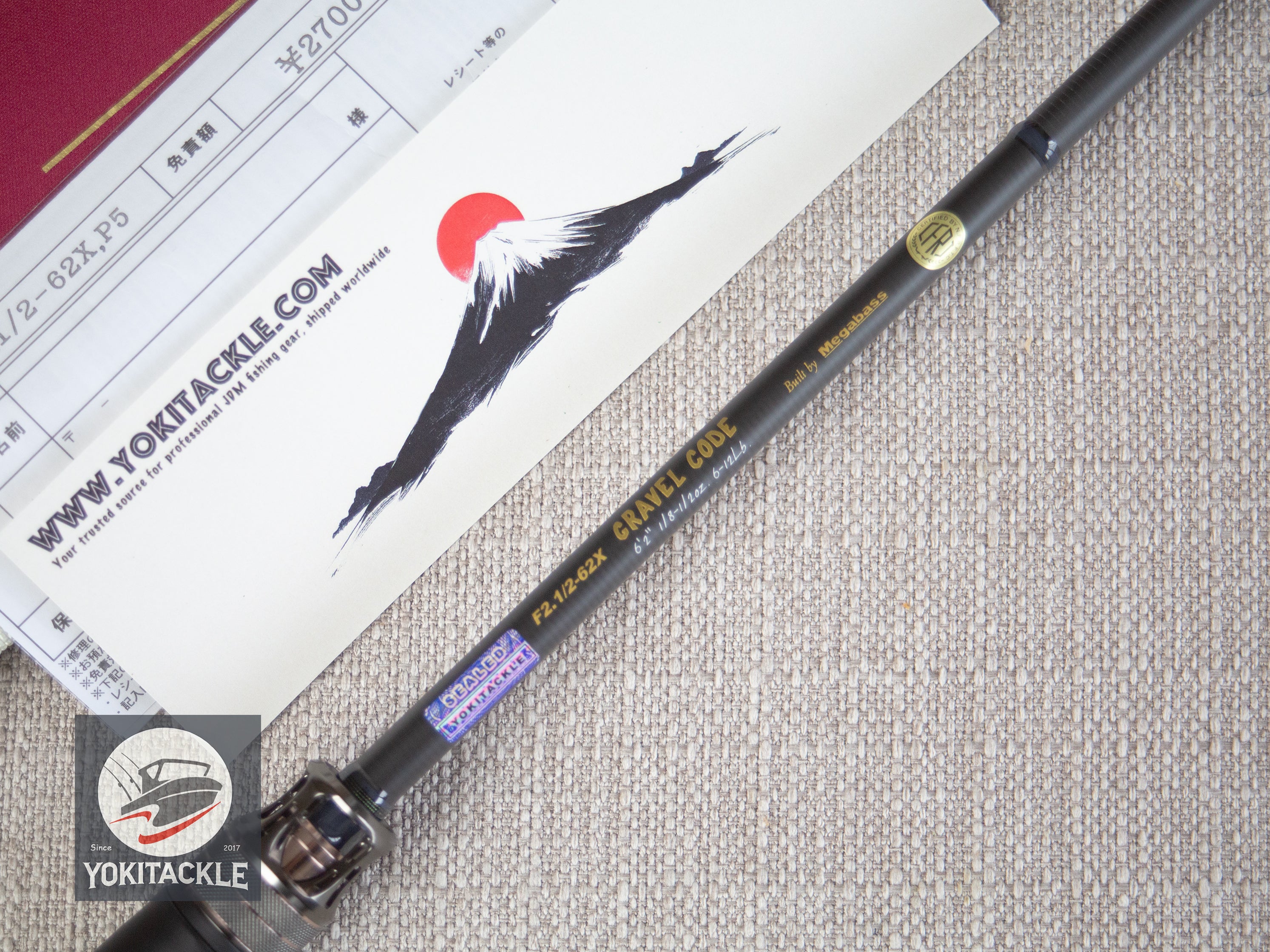 Brand New Megabass DESTROYER F2.1/2-62X GRAVEL CODE Baitcasting Rod