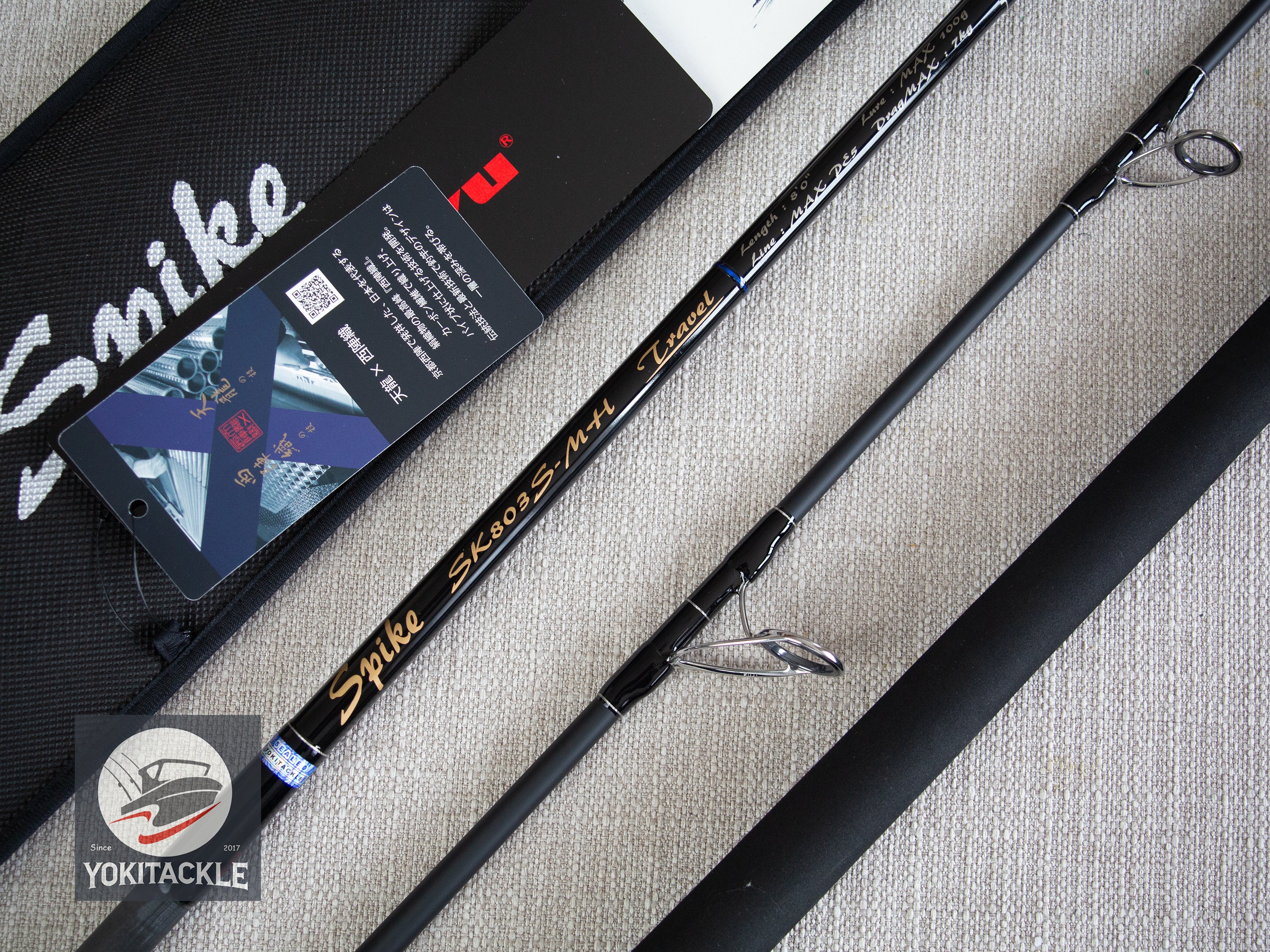 Brand New Tenryu Spike Travel SK803S-MH Spinning Rod