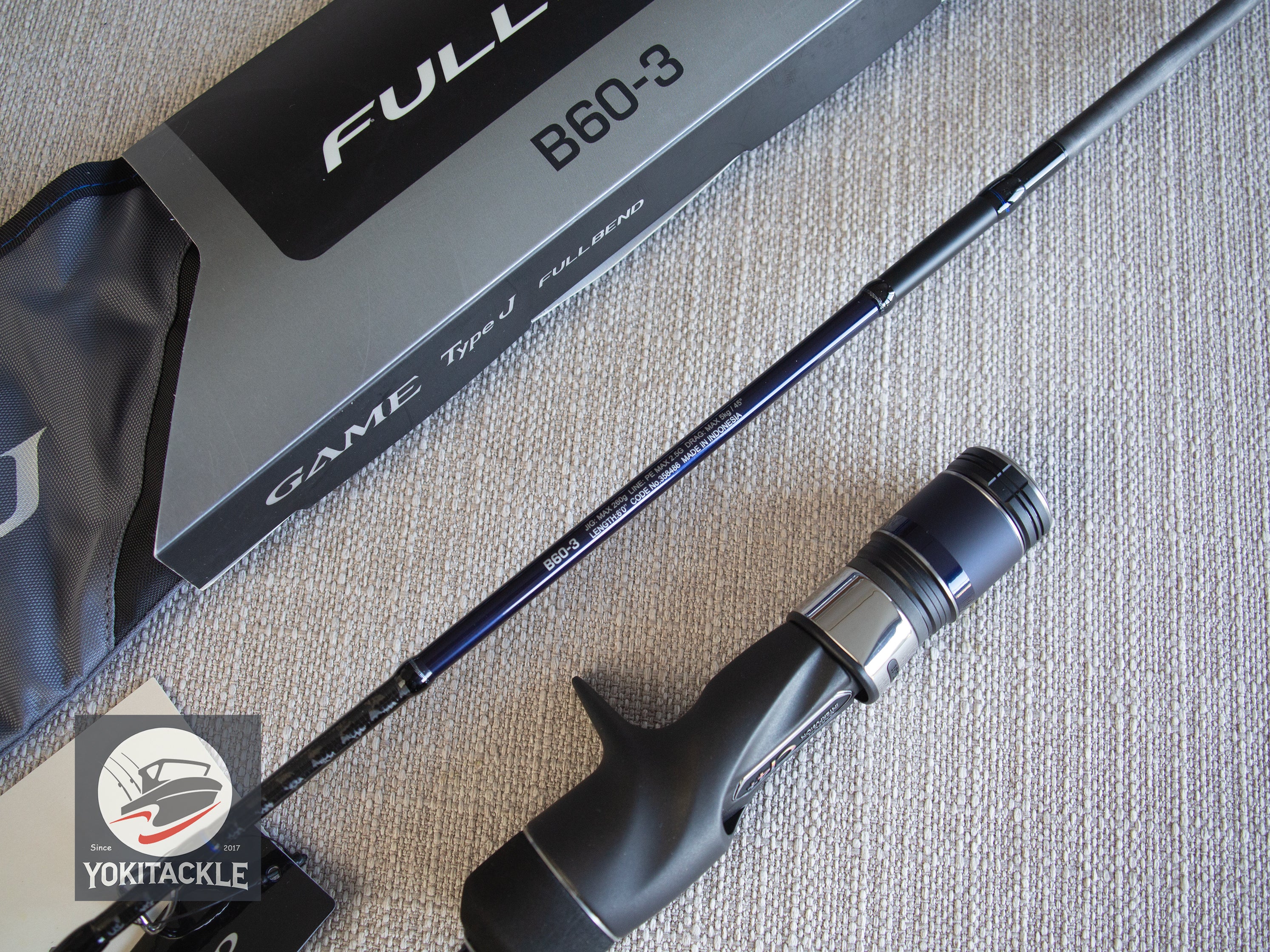 Brand New SHIMANO 24 GAME Type J Full Bend B60-3 Slow Jigging rod