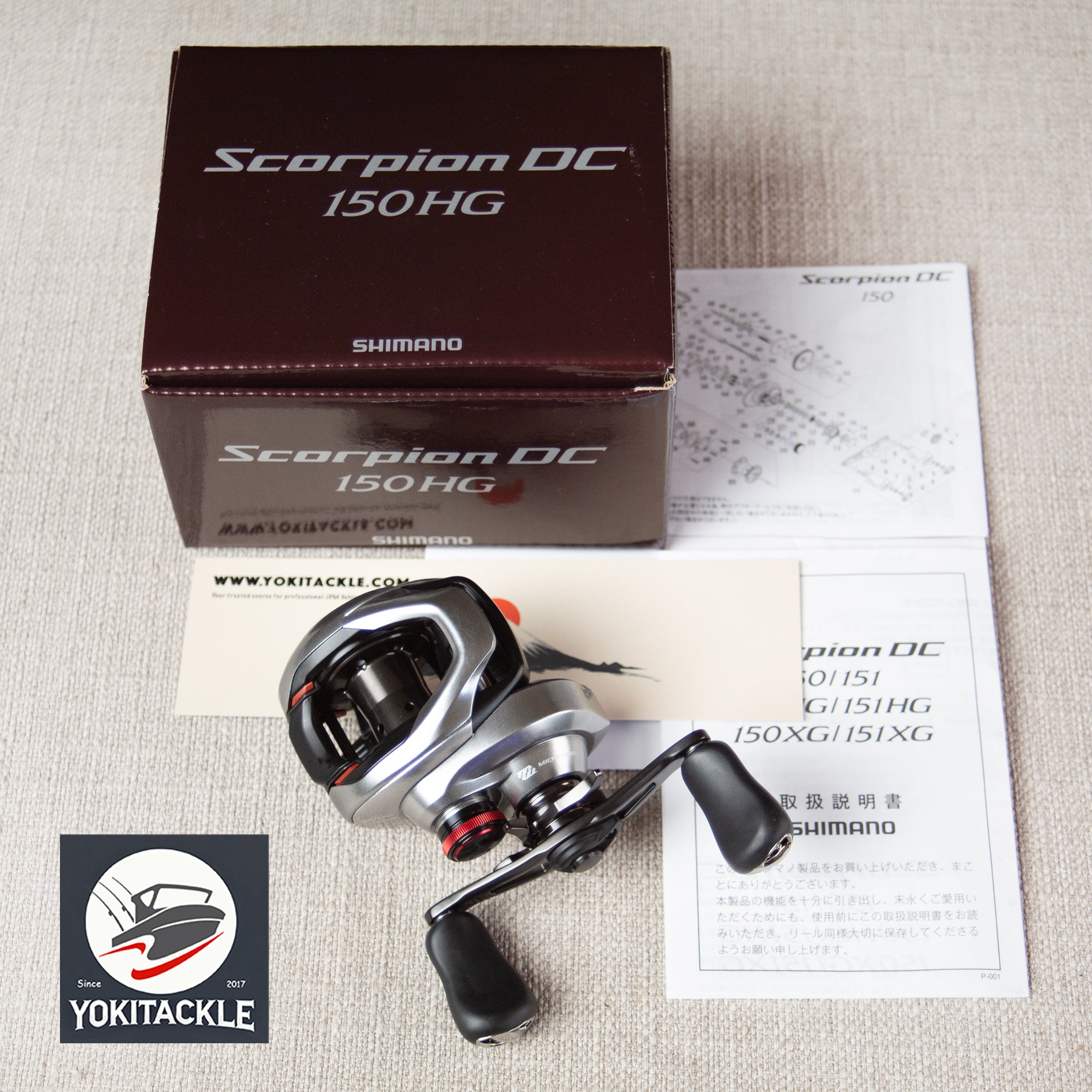 Brand New  Shimano 21 Scorpion DC 150HG RIGHT Baitcasting Reel