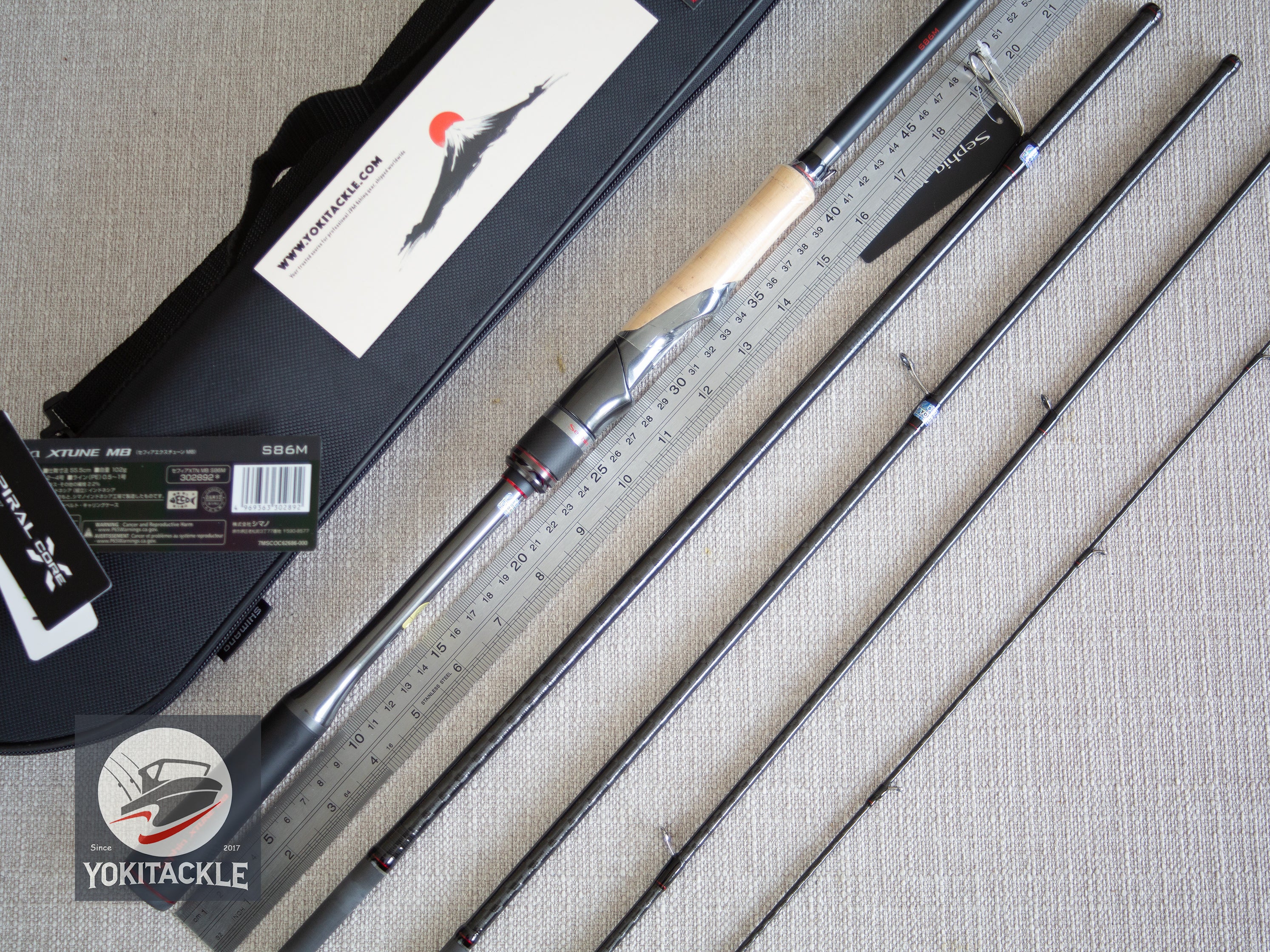 Brand New Shimano SEPHIA XTUNE MB S86M Spinning Rod for Eging