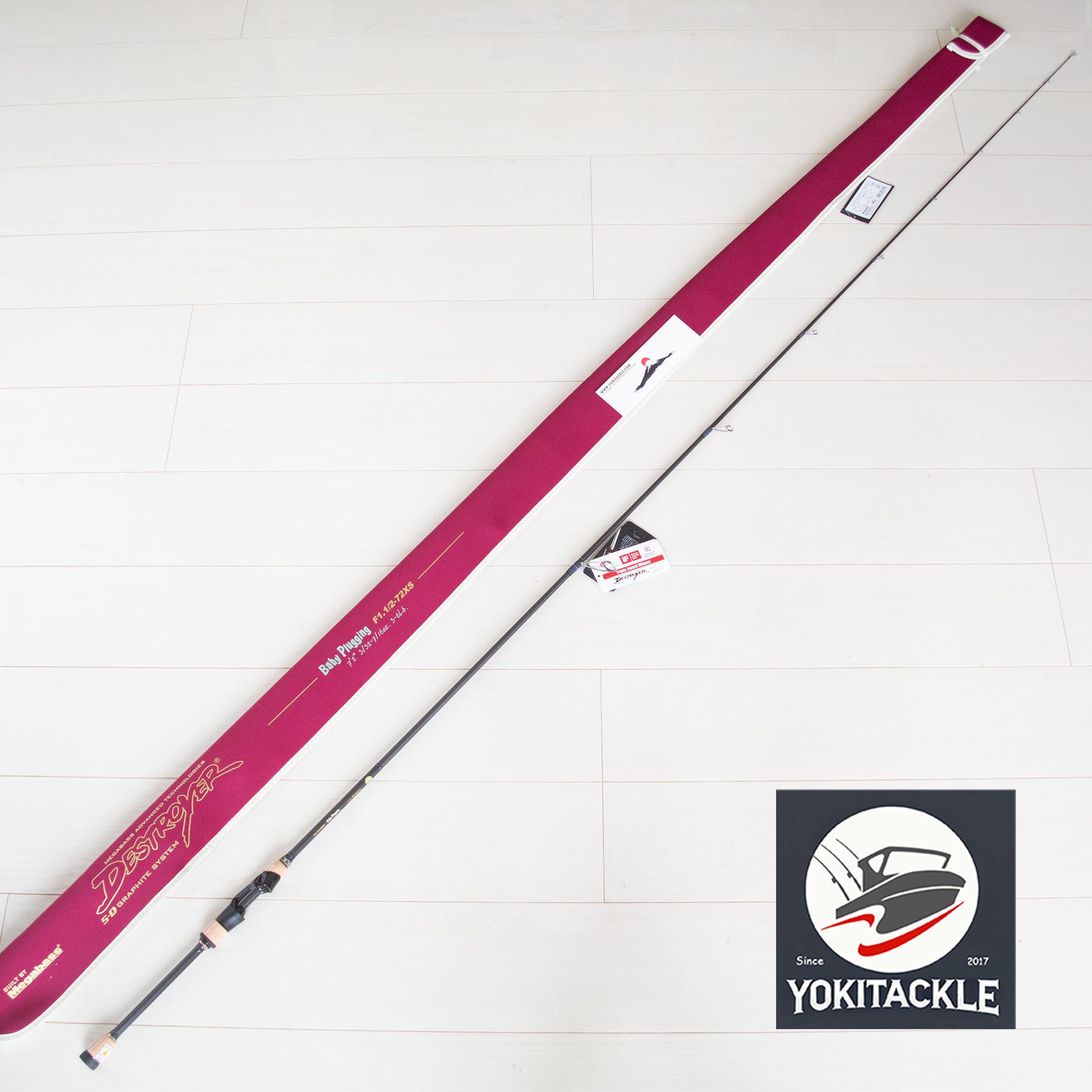 Brand New Megabass DESTROYER F1.1/2-72XS Baby Plugging Spinning Rod