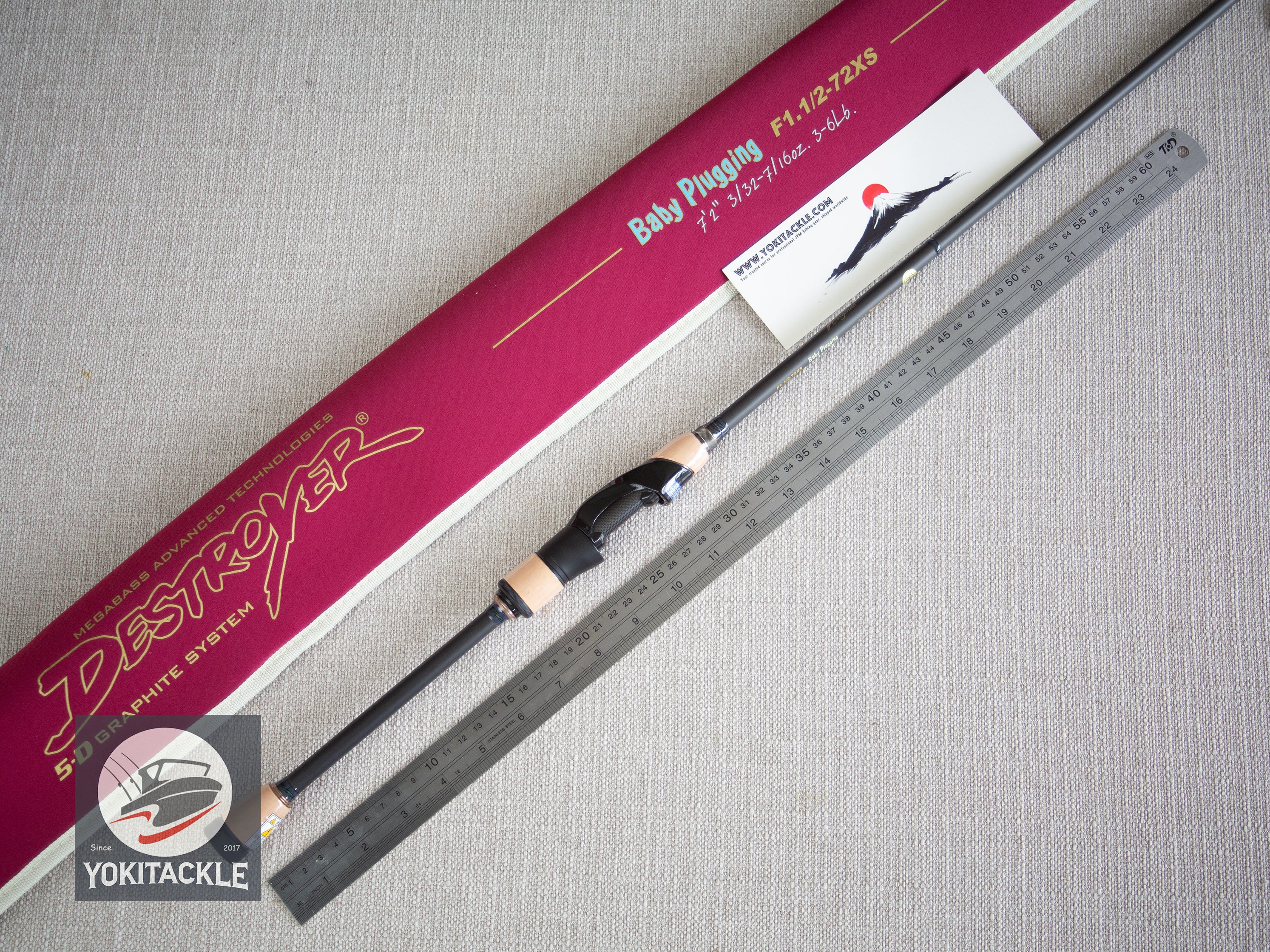 Brand New Megabass DESTROYER F1.1/2-72XS Baby Plugging Spinning Rod