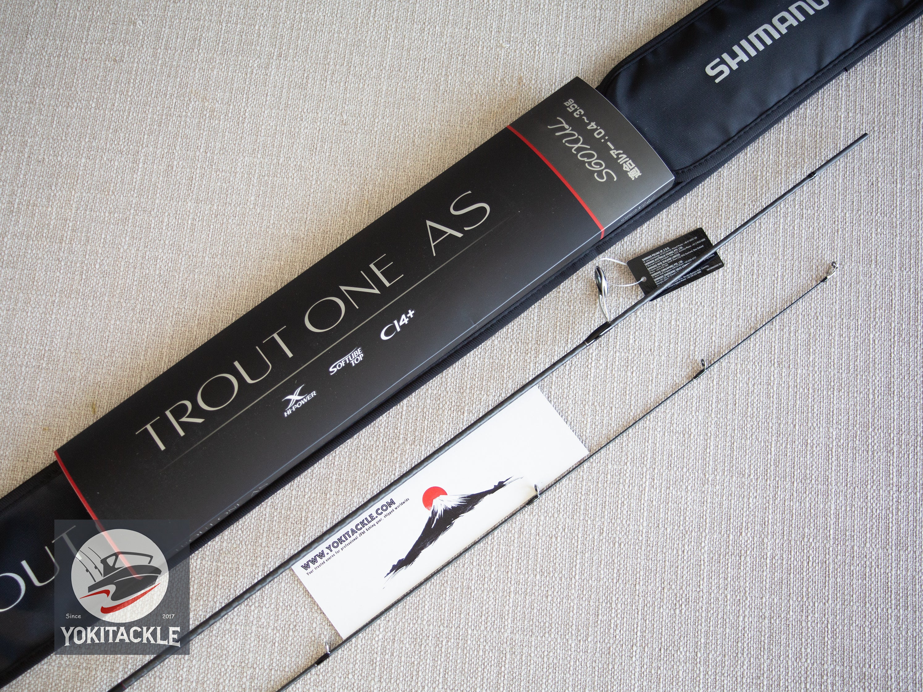 Brand New Shimano 23 TROUT ONE AS S60XUL Spinning Rod