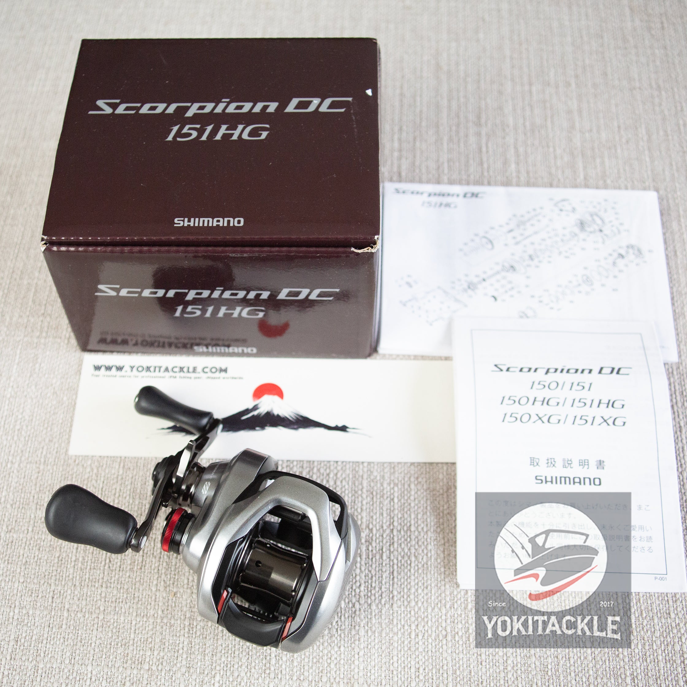 Brand New  Shimano 21 Scorpion DC 151HG LEFT Baitcasting Reel