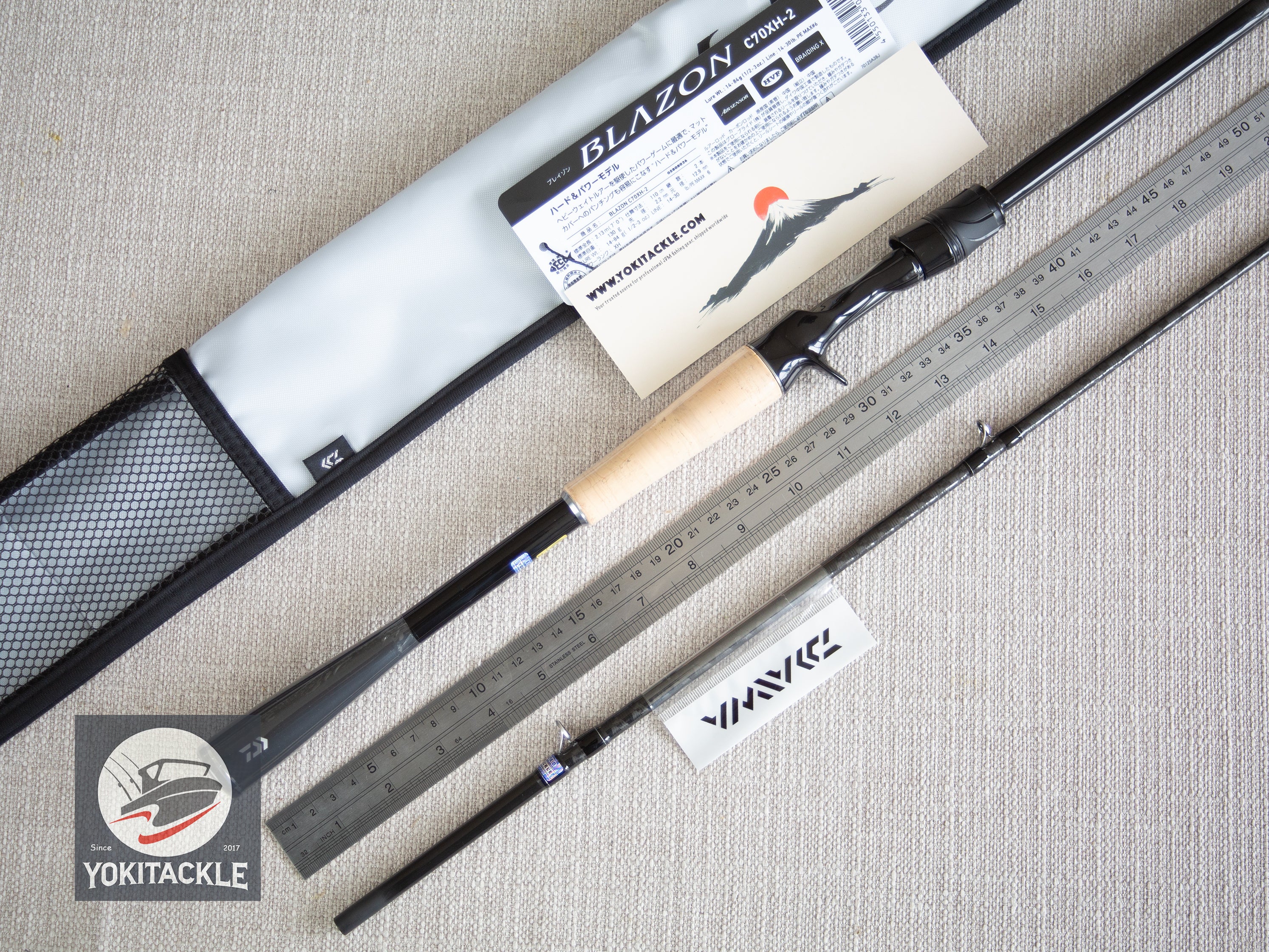 Brand New Daiwa BLAZON C70XH-2 Baitcasting Rod for Bass