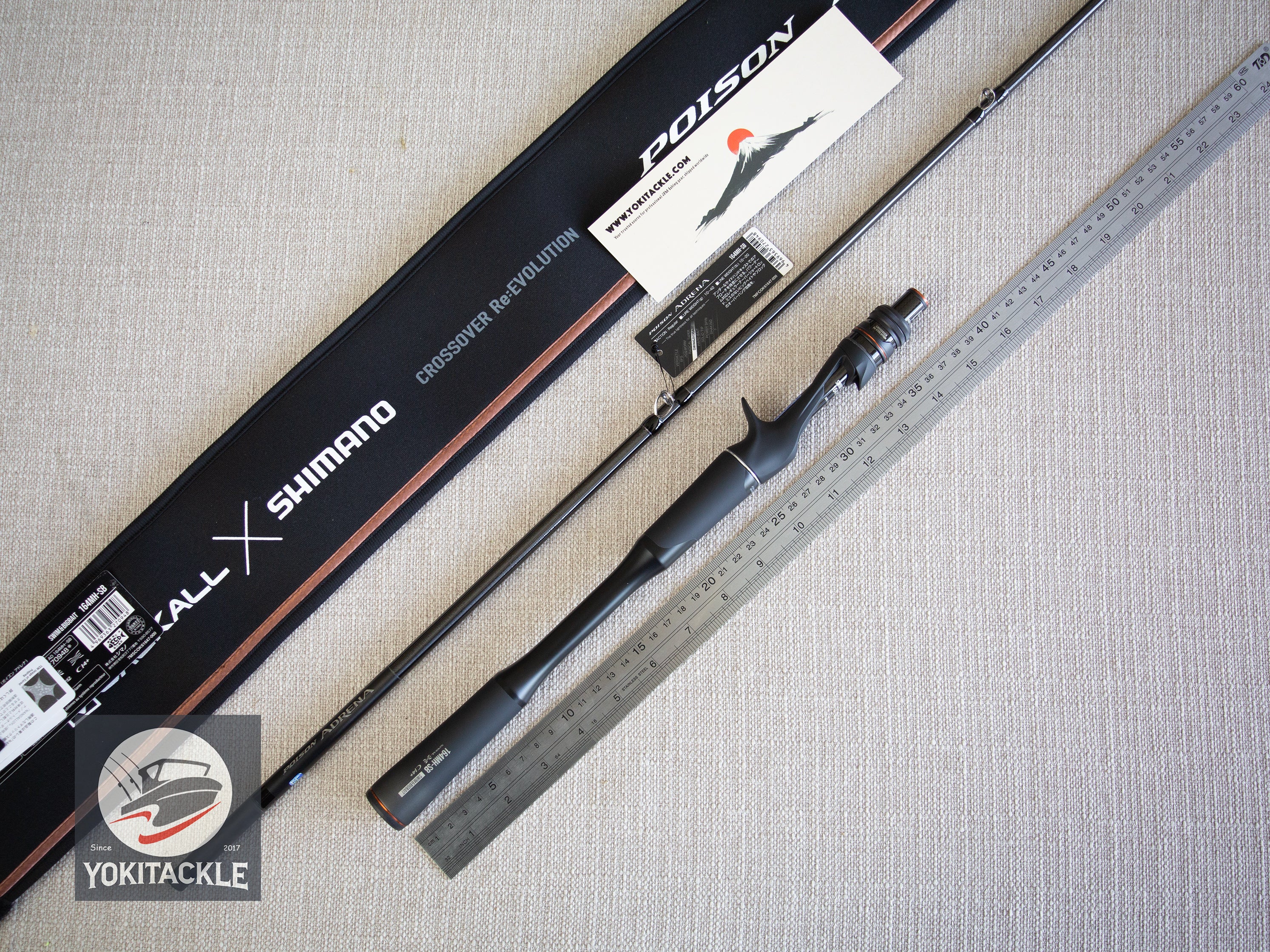 Brand New Shimano JACKALL 24 Poison Adrena 164MH-SB Baitcasting rod
