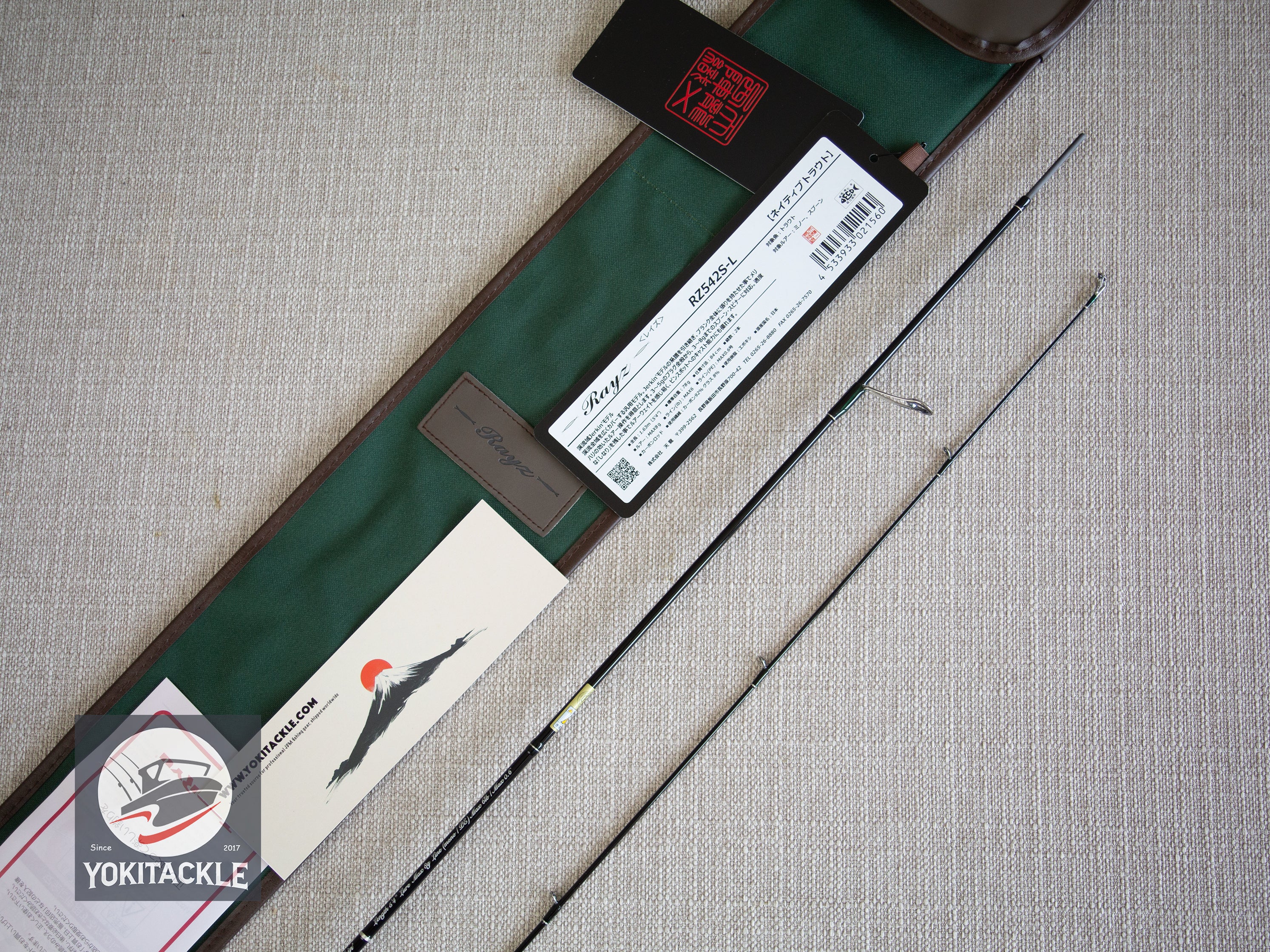 Brand New Tenryu Rayz RZ542S-L Spinning Rod for Trout