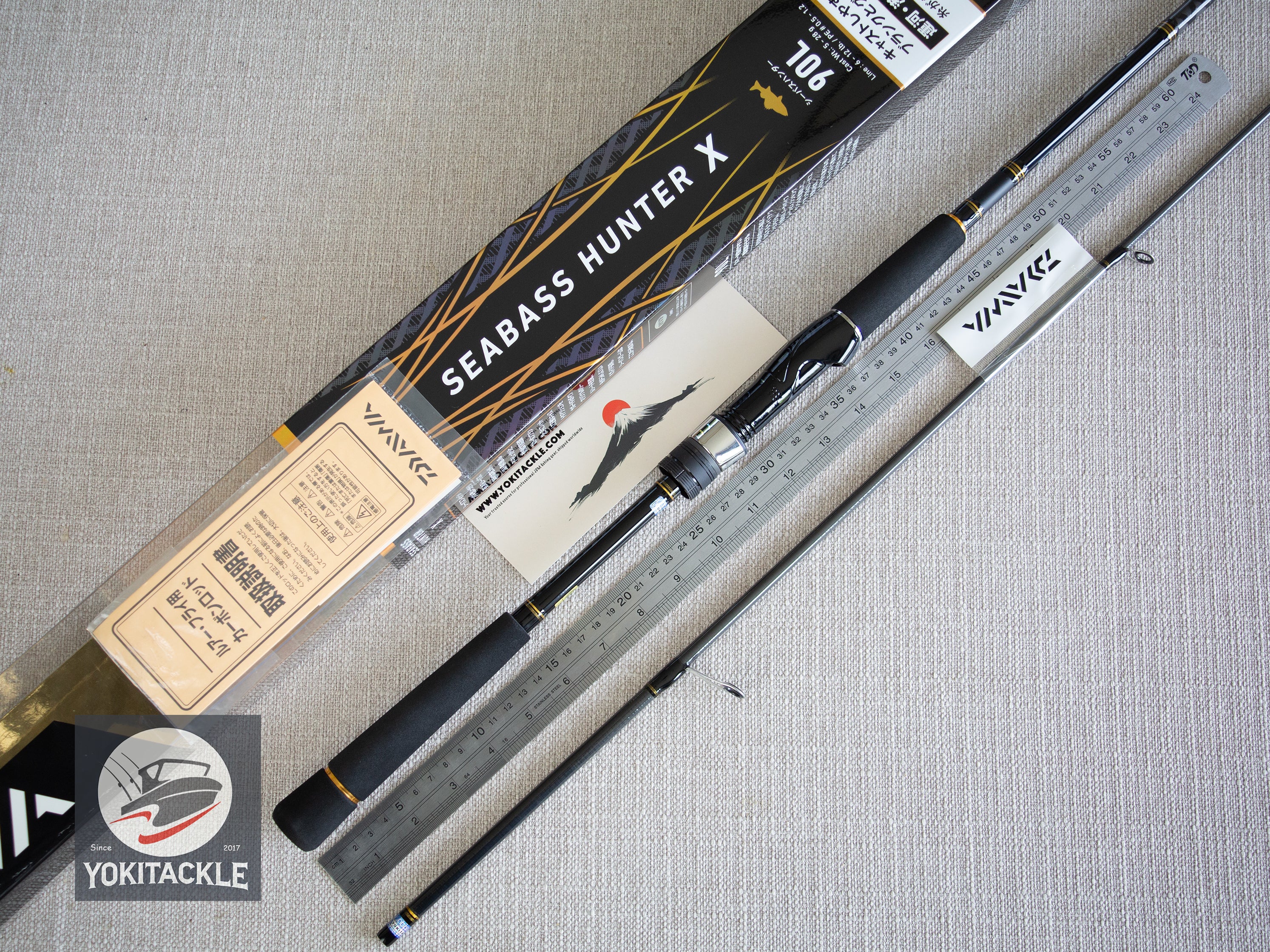 Brand New Daiwa Seabass Hunter X 90L-R Spinning Rod
