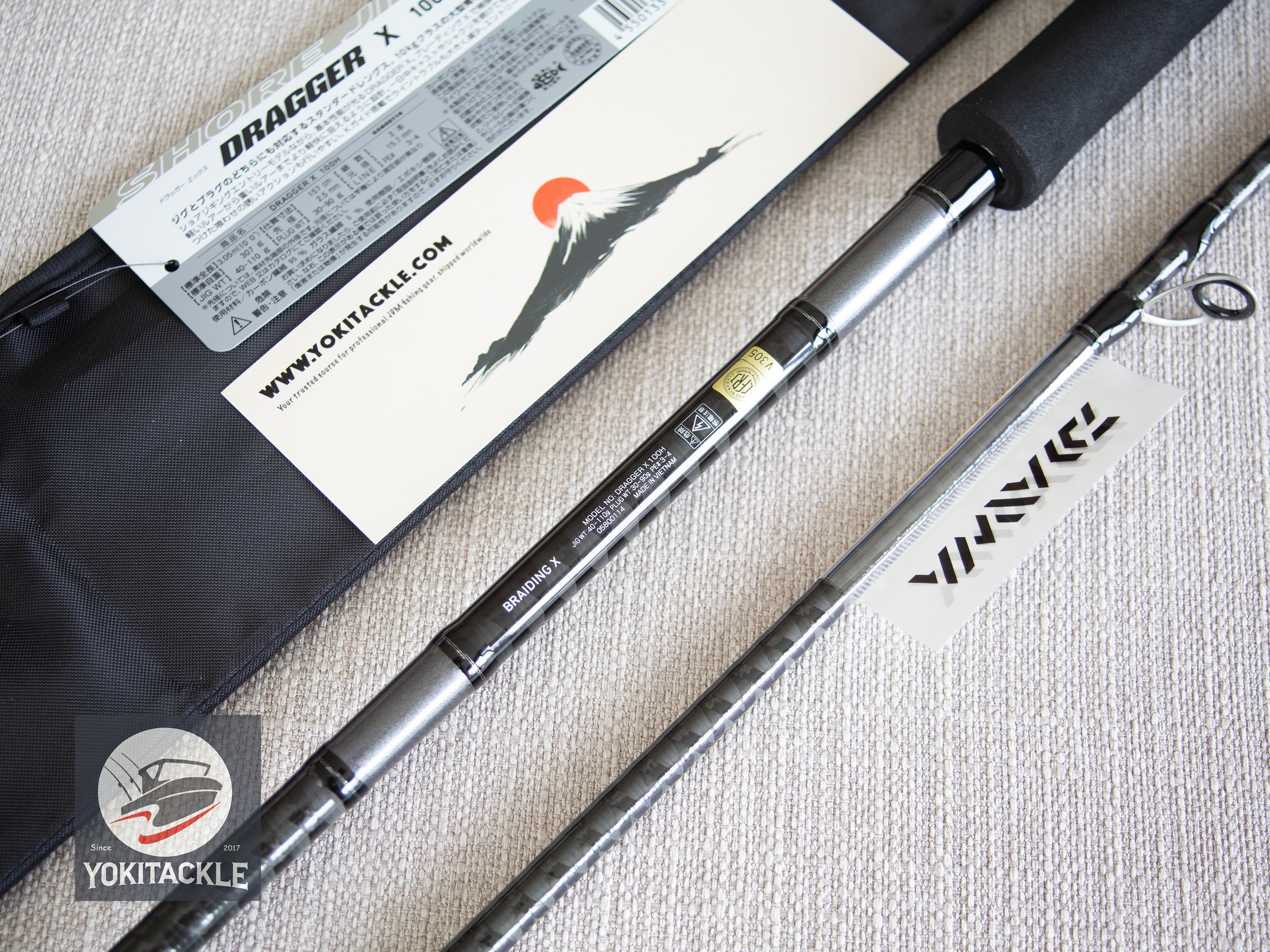 Brand New Daiwa DRAGGER X 100H Spinning Rod