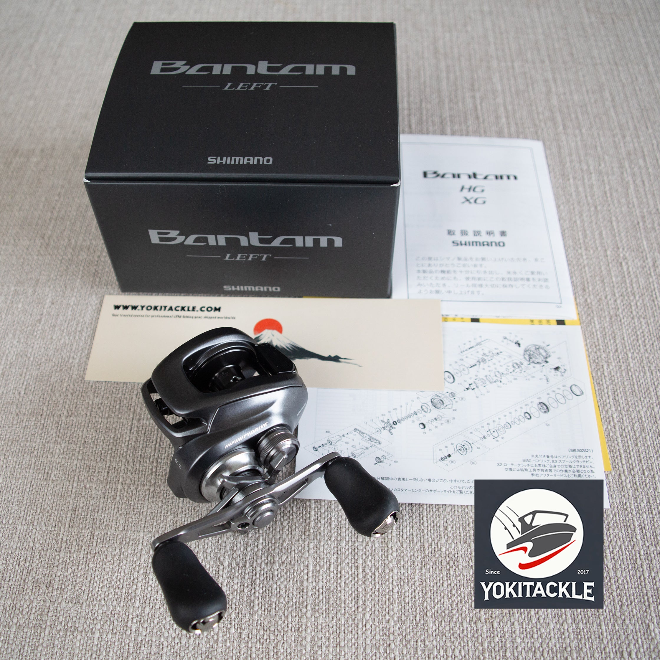 Brand New Shimano 22 BANTAM LEFT Baitcasting Reel